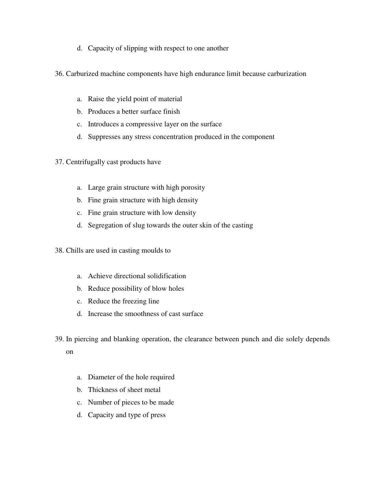 OJEE 2015 PGAT_MECH Question Paper - Page 10