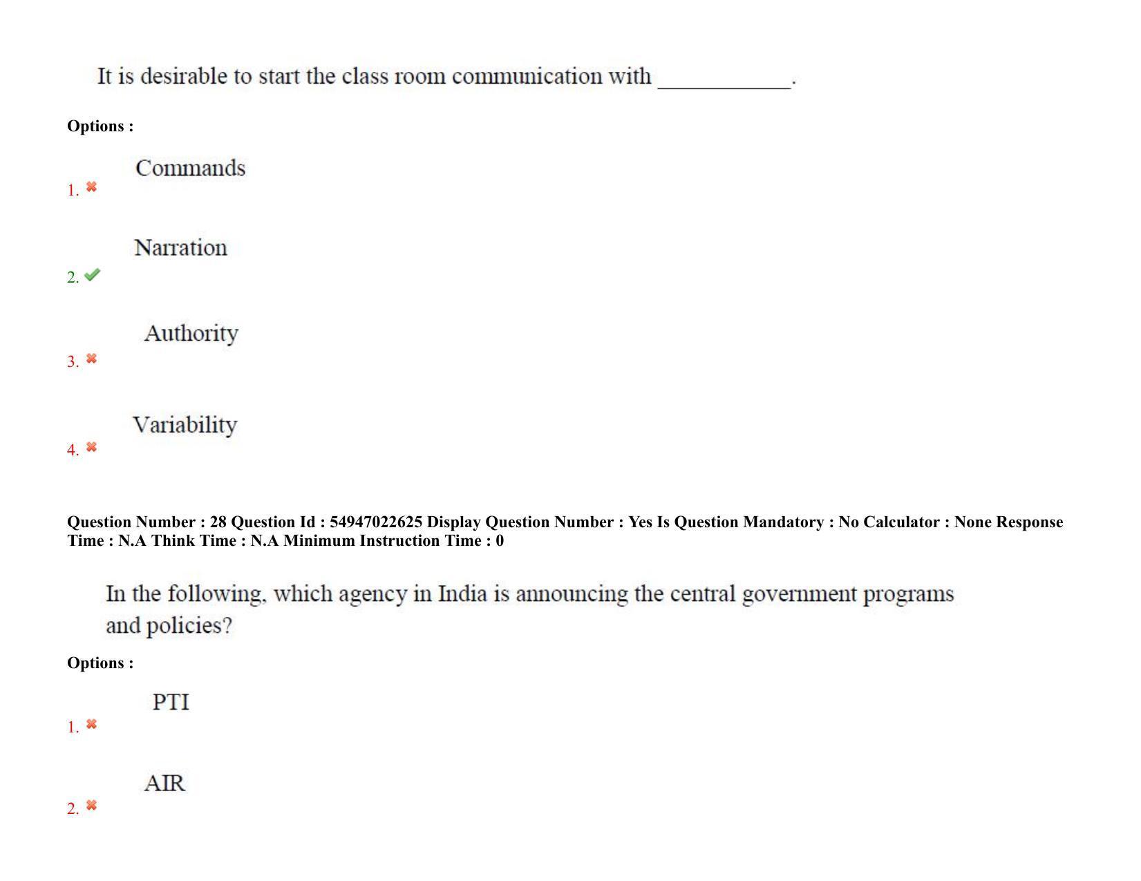 AP RCET 2022: Bio Chemistry-  17/10/2022 (Monday) Session-I Question Paper With keys - Page 21