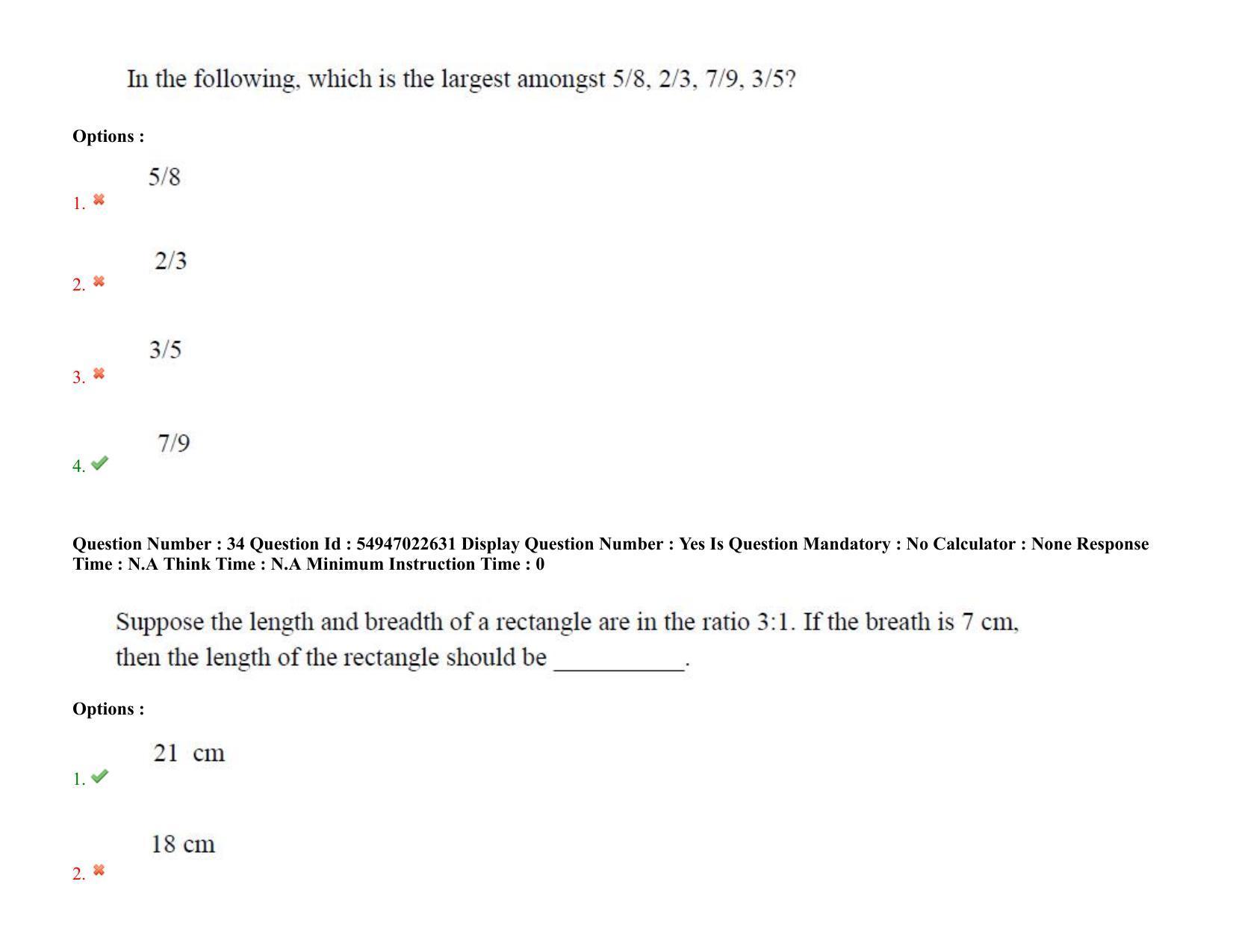 AP RCET 2022: Bio Chemistry-  17/10/2022 (Monday) Session-I Question Paper With keys - Page 25