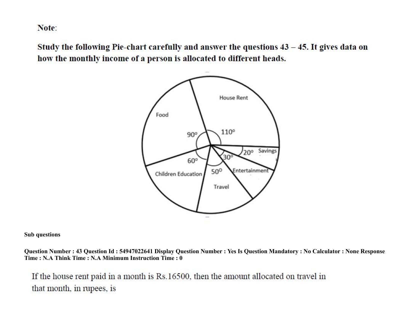 AP RCET 2022: Bio Chemistry-  17/10/2022 (Monday) Session-I Question Paper With keys - Page 32