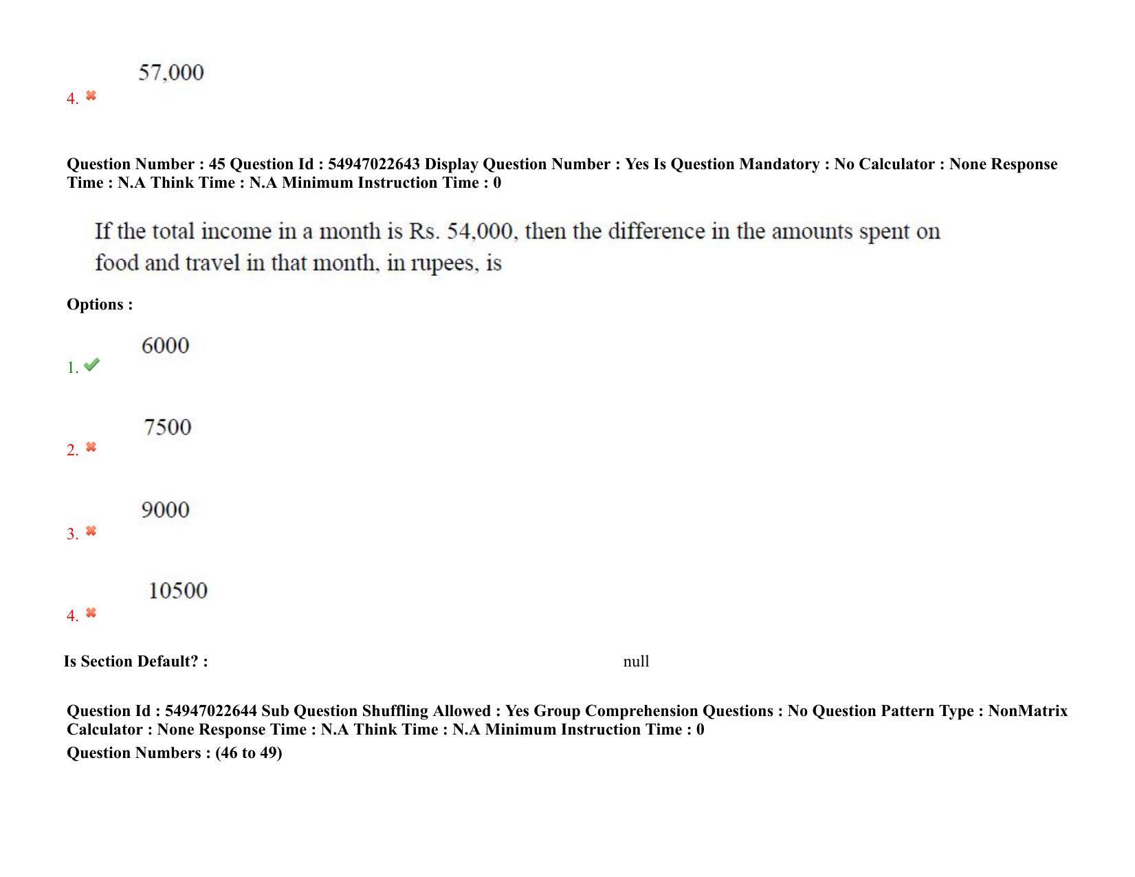 AP RCET 2022: Bio Chemistry-  17/10/2022 (Monday) Session-I Question Paper With keys - Page 34
