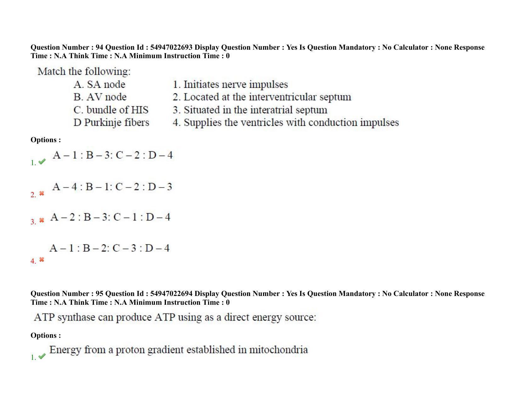 AP RCET 2022: Bio Chemistry-  17/10/2022 (Monday) Session-I Question Paper With keys - Page 65