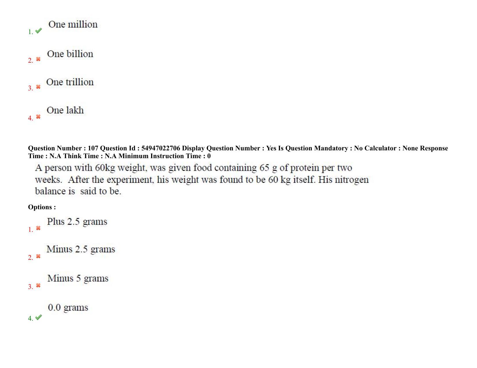 AP RCET 2022: Bio Chemistry-  17/10/2022 (Monday) Session-I Question Paper With keys - Page 72