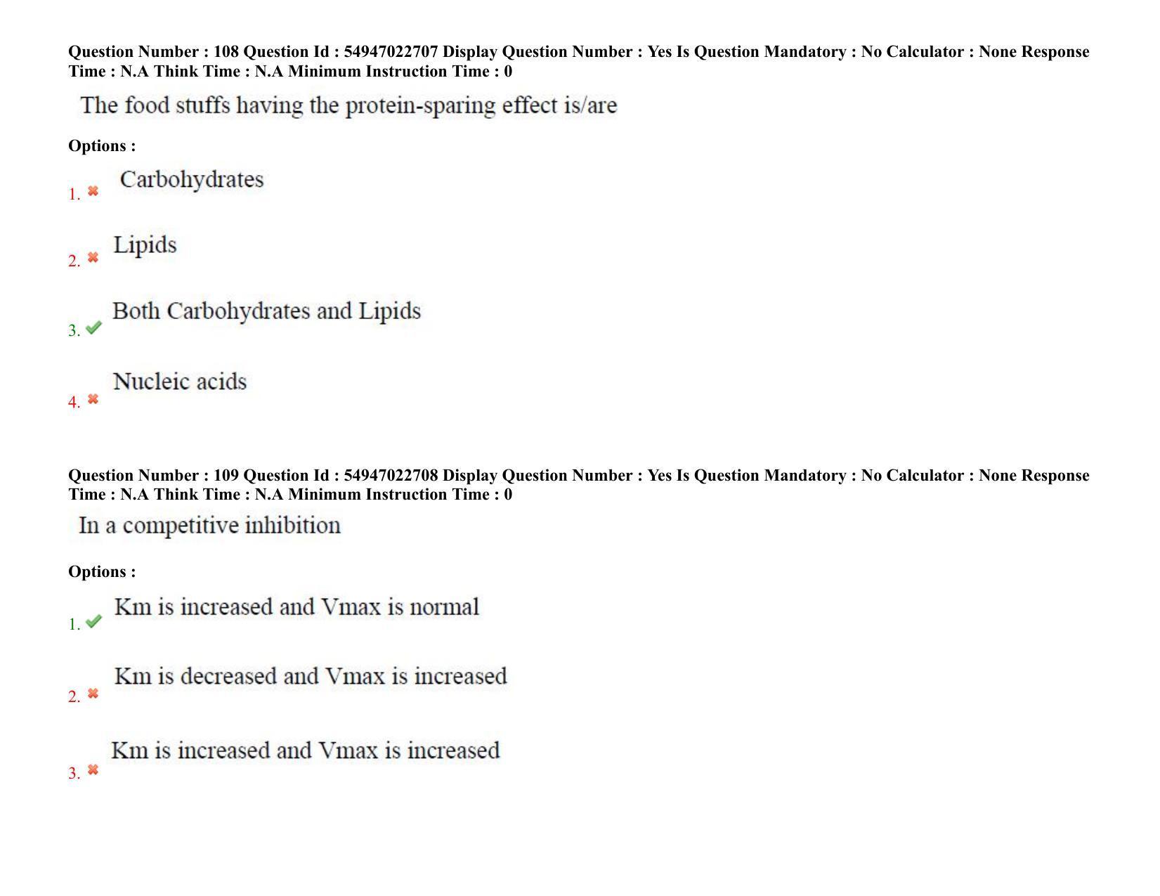 AP RCET 2022: Bio Chemistry-  17/10/2022 (Monday) Session-I Question Paper With keys - Page 73