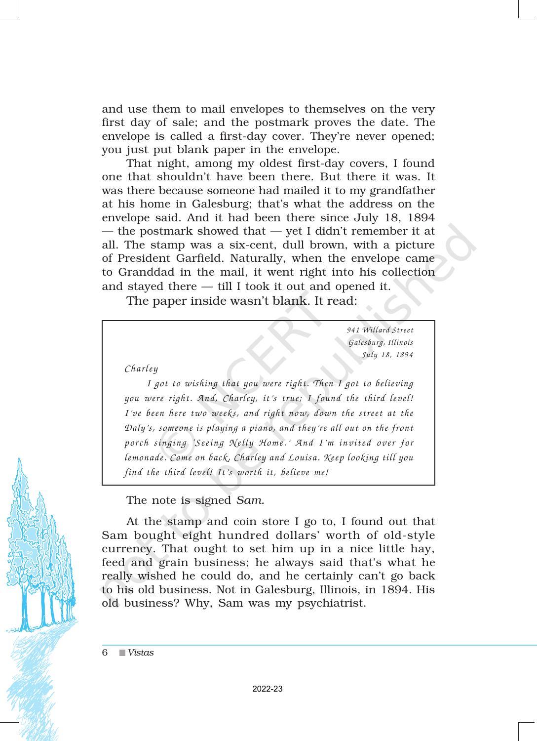 NCERT Book for Class 12 English Chapter 1 The Third Level - Page 6