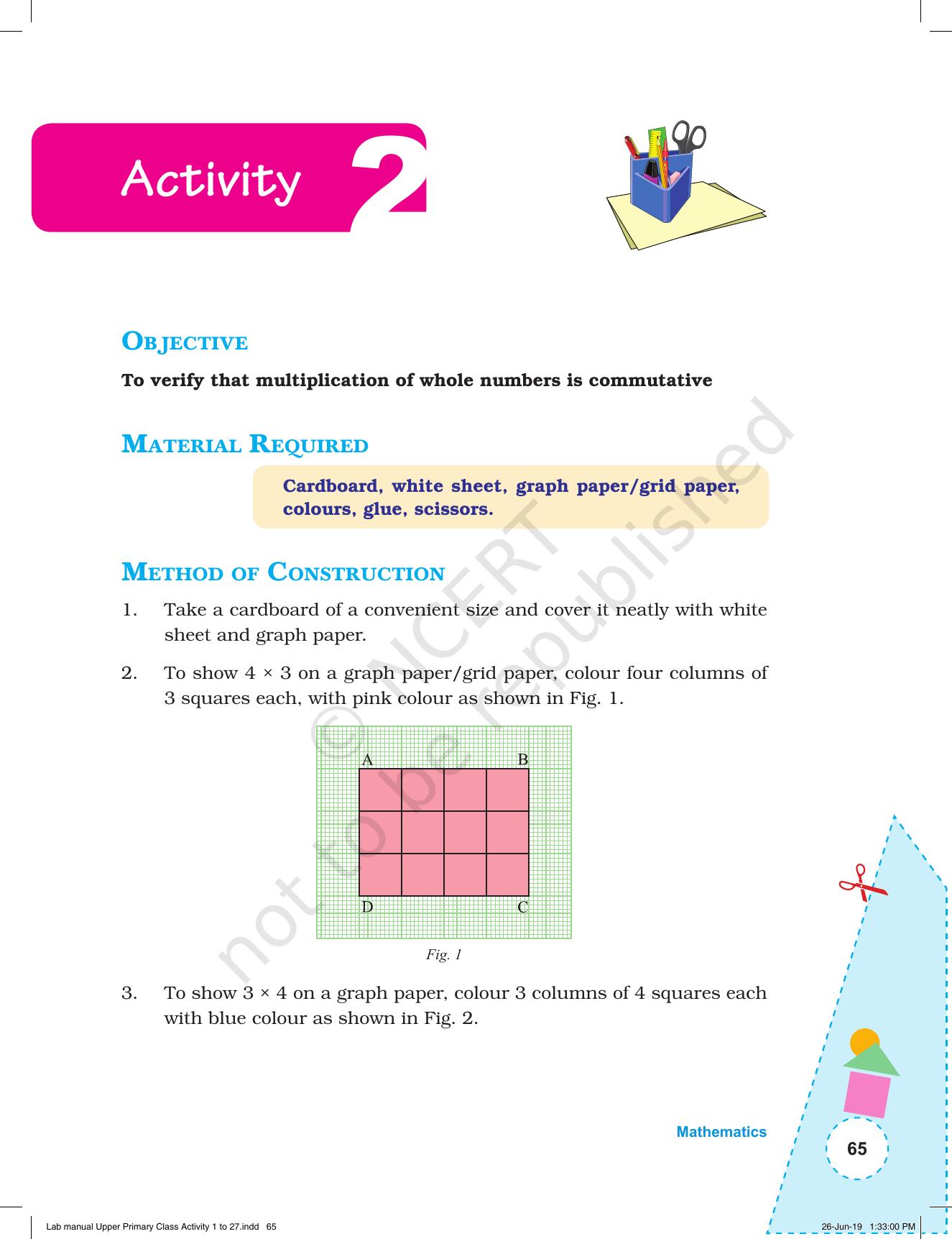 NCERT Laboratory Manuals for Class VI to VIII: Mathematics - Activities for VI to VIII (1- 27) - Page 3