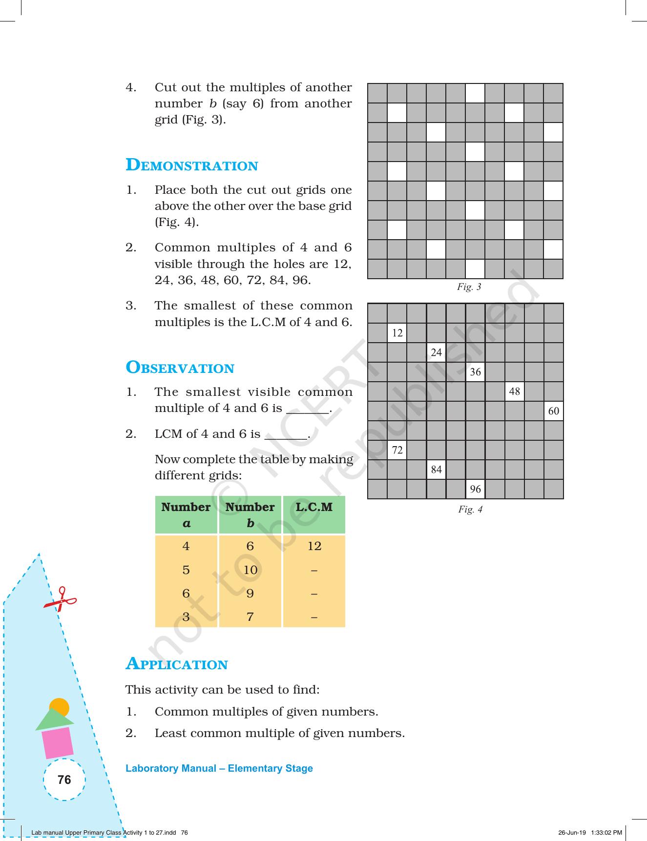 NCERT Laboratory Manuals for Class VI to VIII: Mathematics - Activities for VI to VIII (1- 27) - Page 14