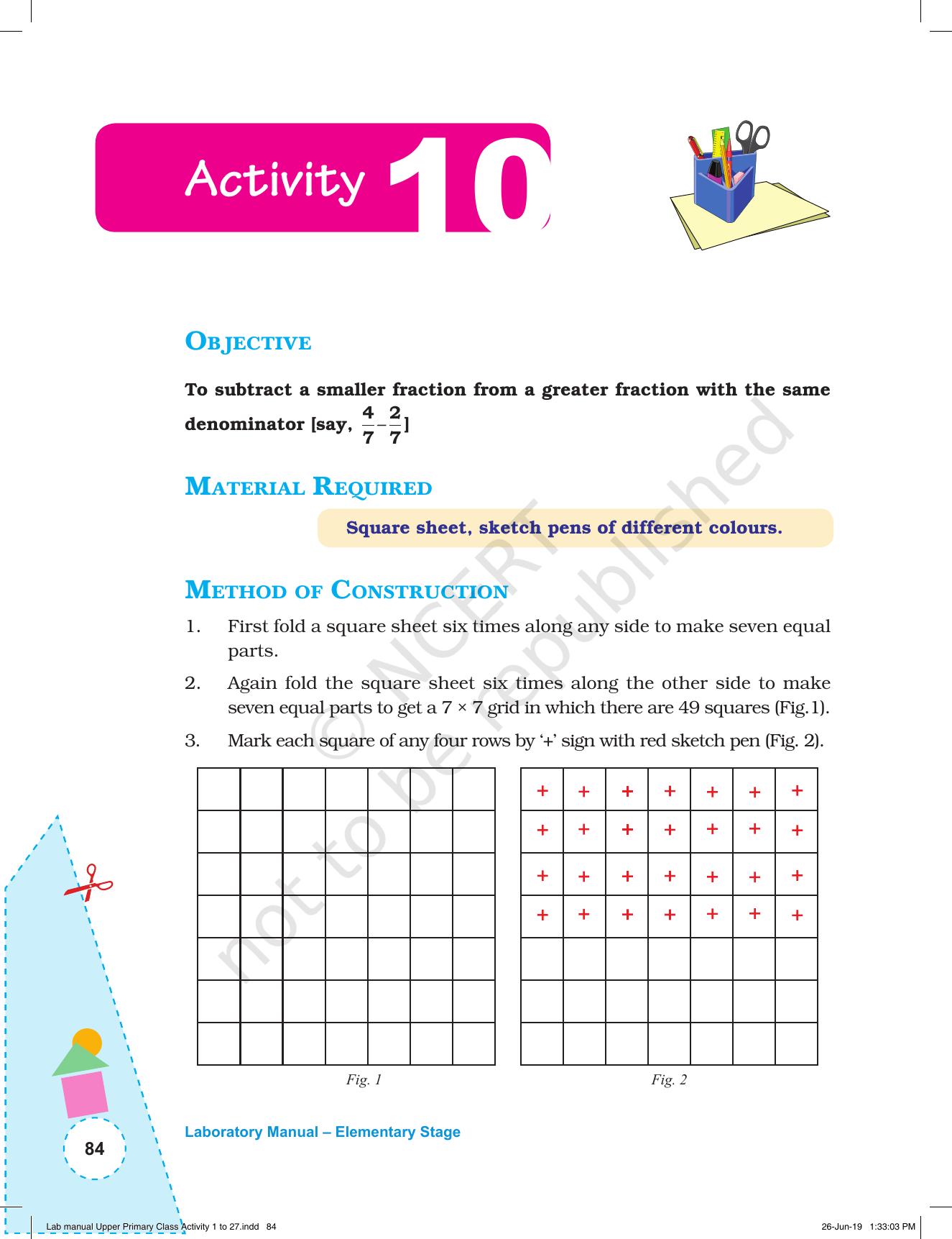 NCERT Laboratory Manuals for Class VI to VIII: Mathematics - Activities for VI to VIII (1- 27) - Page 22