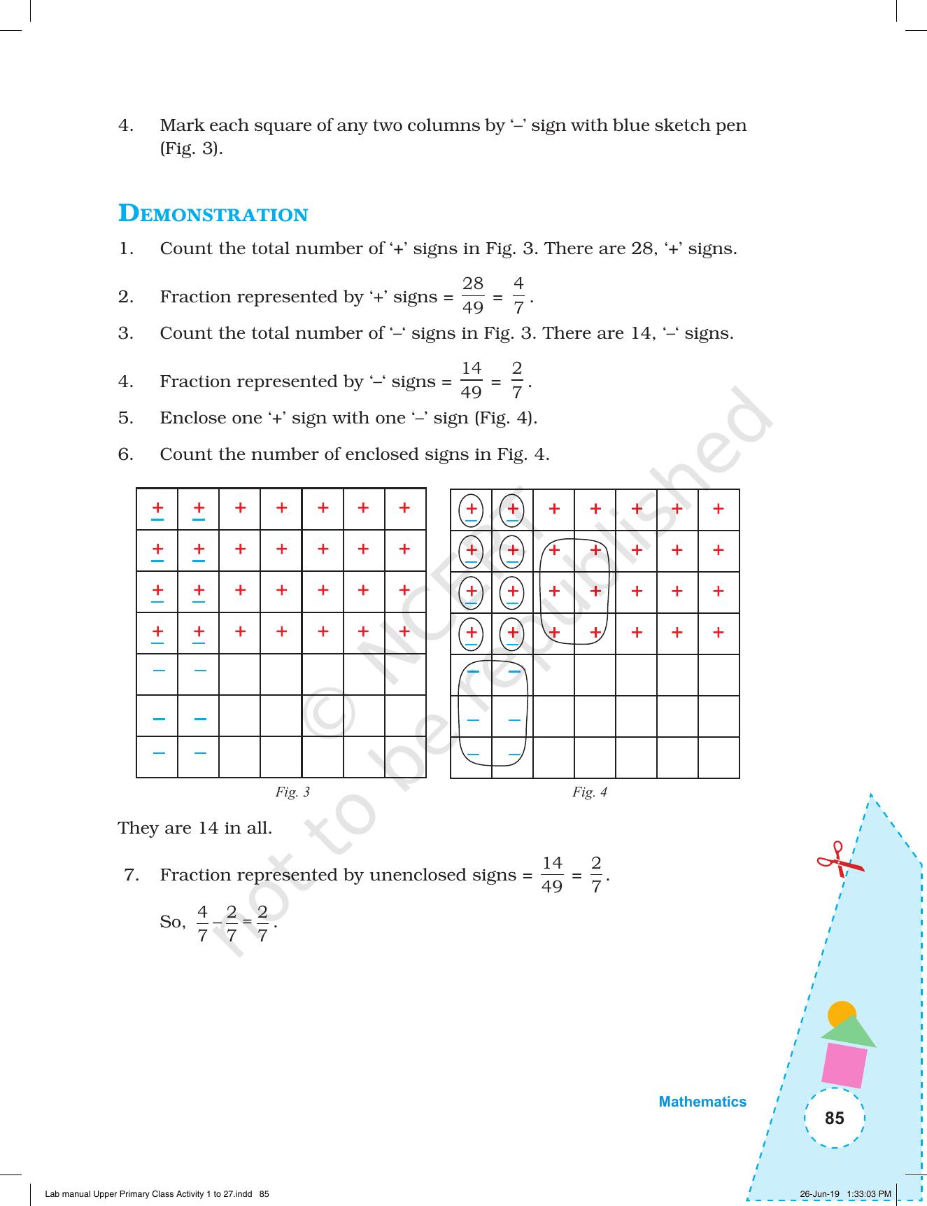 NCERT Laboratory Manuals for Class VI to VIII: Mathematics - Activities for VI to VIII (1- 27) - Page 23