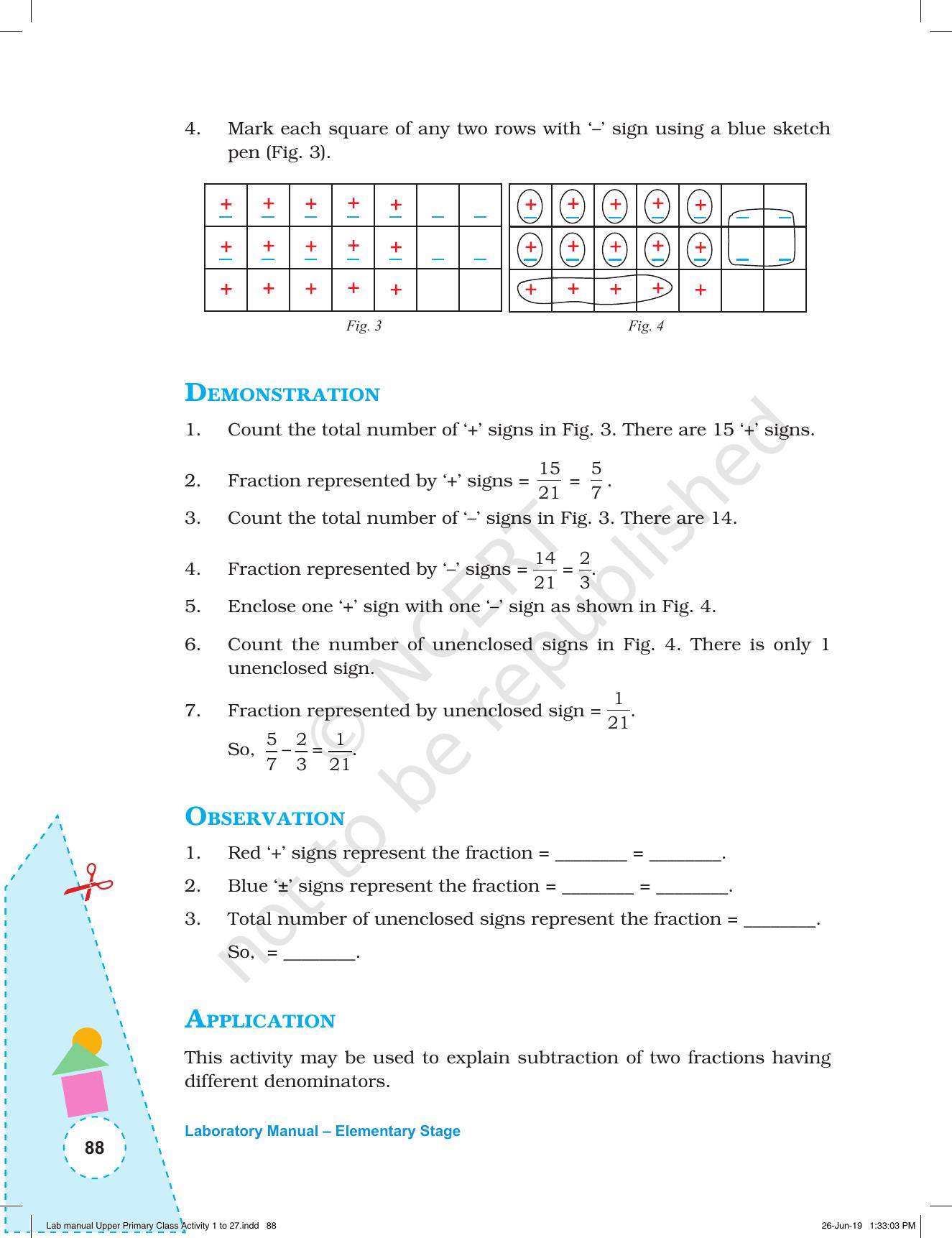 NCERT Laboratory Manuals for Class VI to VIII: Mathematics - Activities for VI to VIII (1- 27) - Page 26