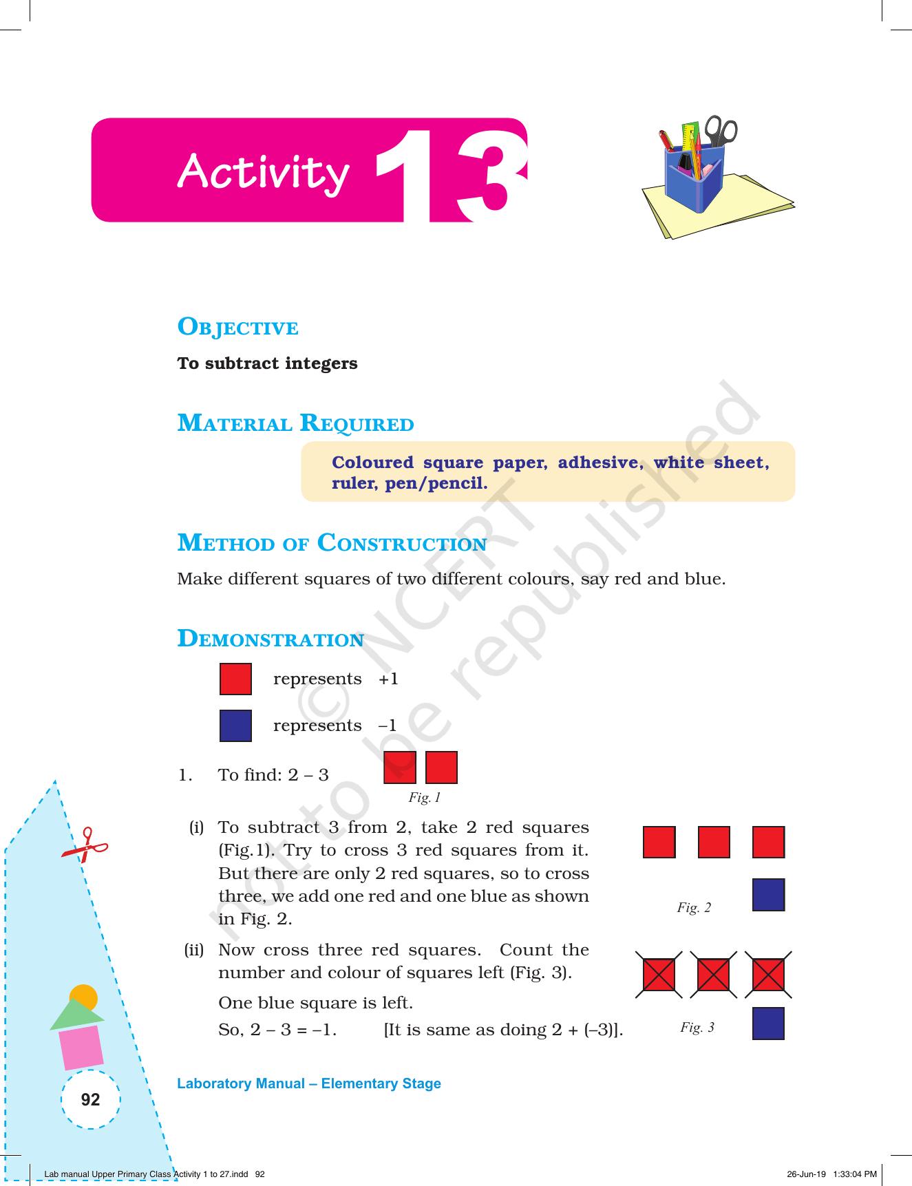 NCERT Laboratory Manuals for Class VI to VIII: Mathematics - Activities for VI to VIII (1- 27) - Page 30
