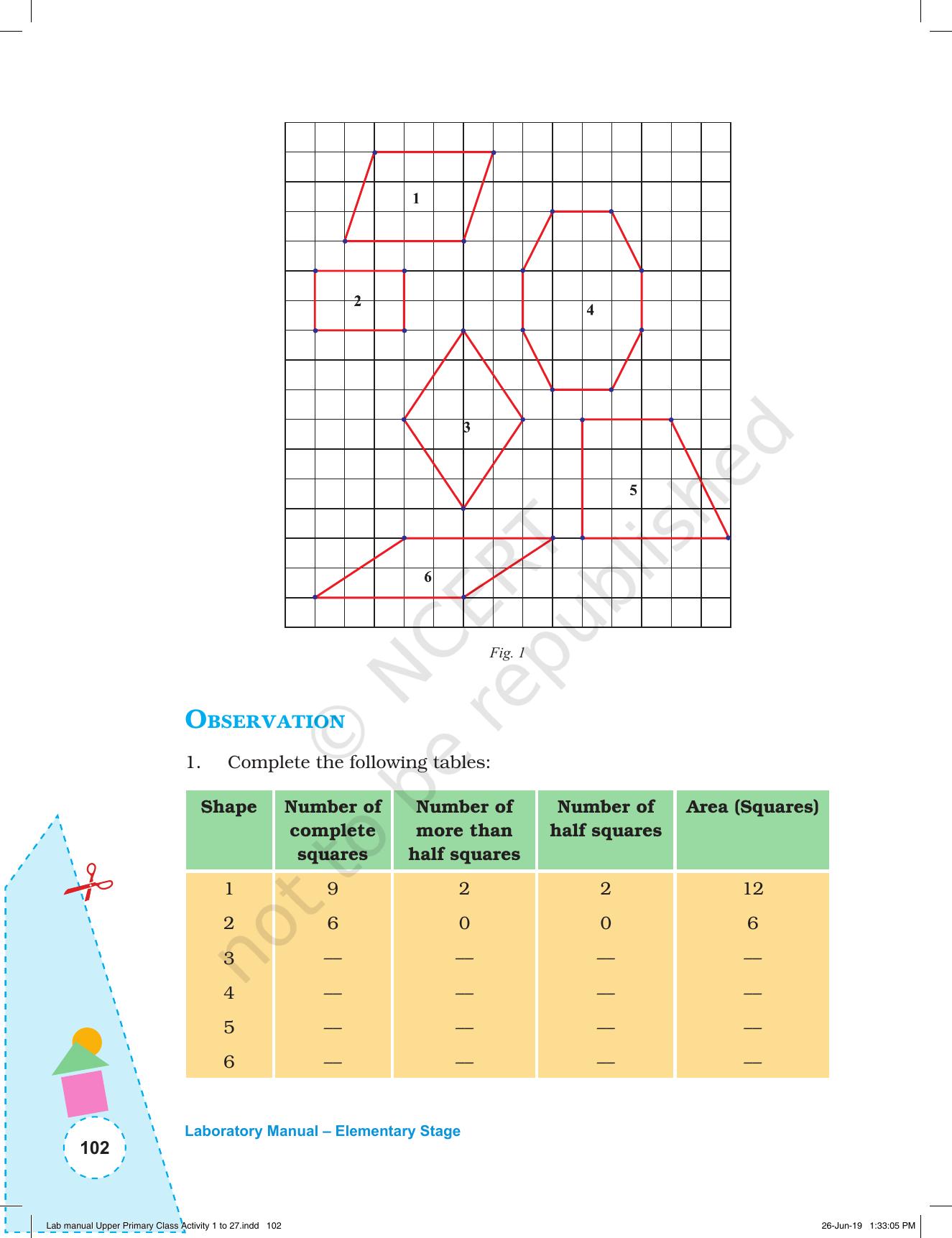 NCERT Laboratory Manuals for Class VI to VIII: Mathematics - Activities for VI to VIII (1- 27) - Page 40