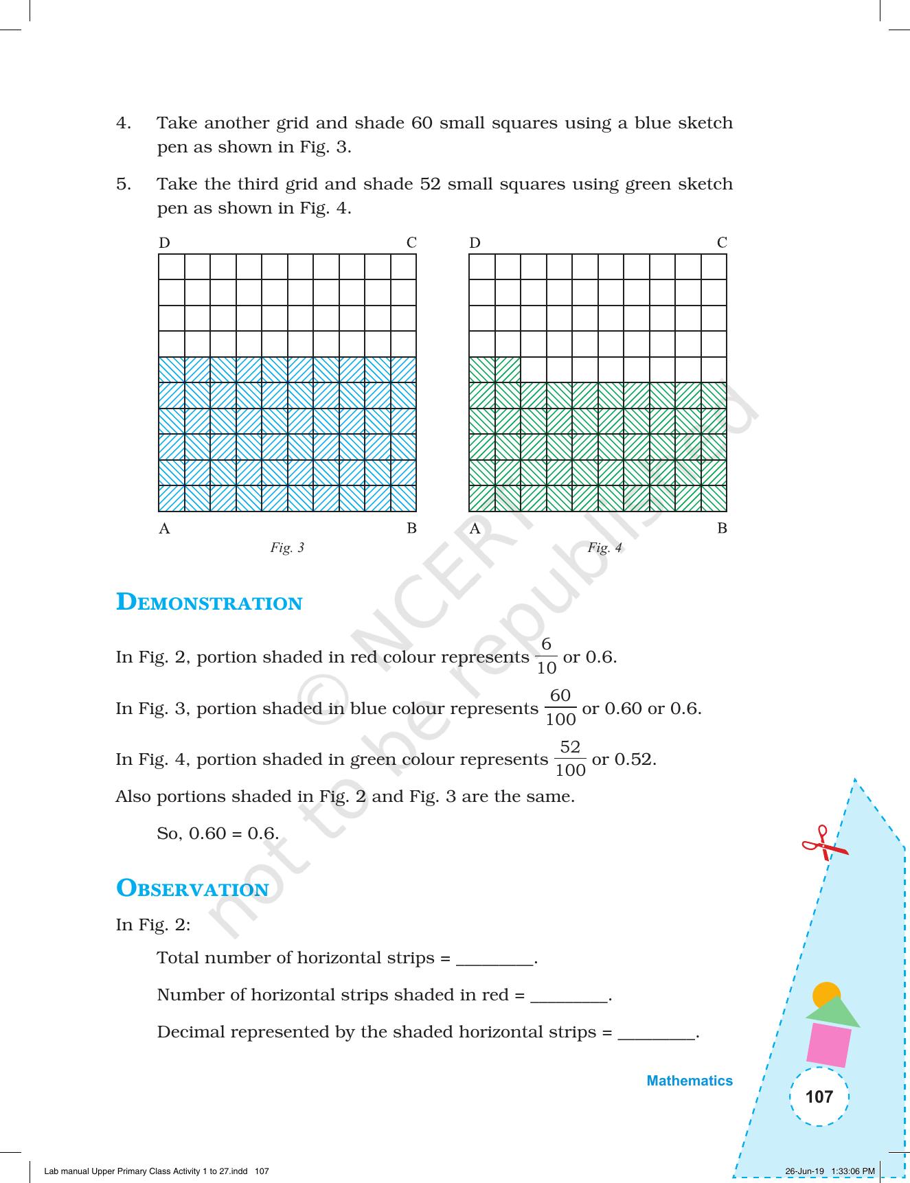 NCERT Laboratory Manuals for Class VI to VIII: Mathematics - Activities for VI to VIII (1- 27) - Page 45