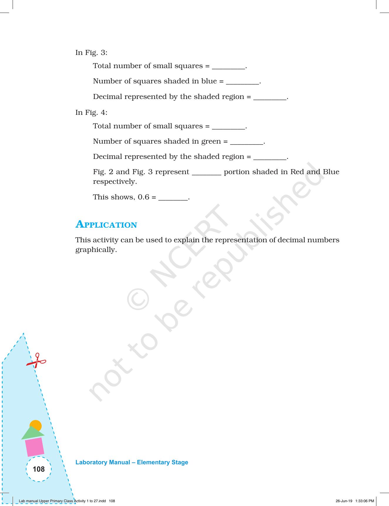 NCERT Laboratory Manuals for Class VI to VIII: Mathematics - Activities for VI to VIII (1- 27) - Page 46
