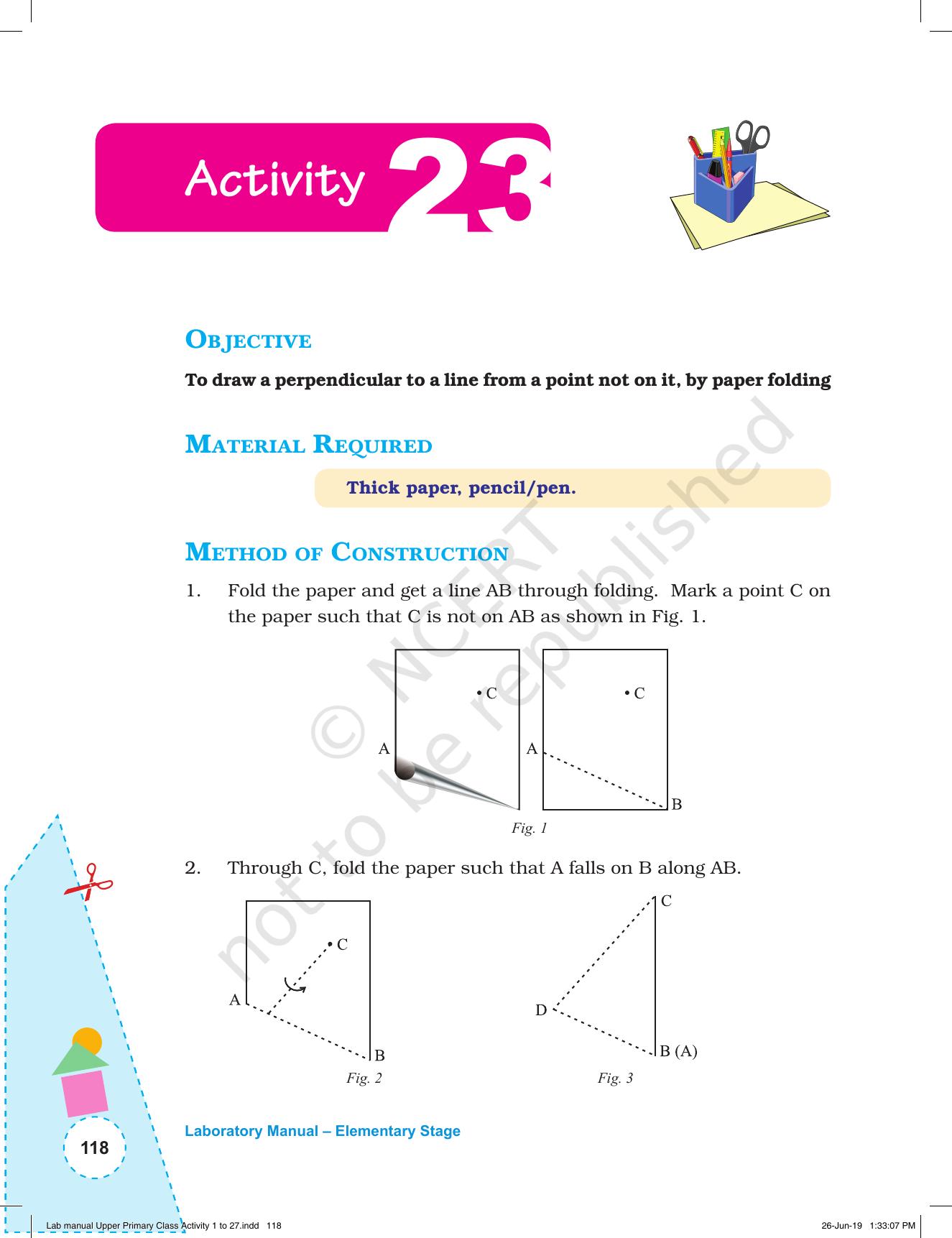 NCERT Laboratory Manuals for Class VI to VIII: Mathematics - Activities for VI to VIII (1- 27) - Page 56