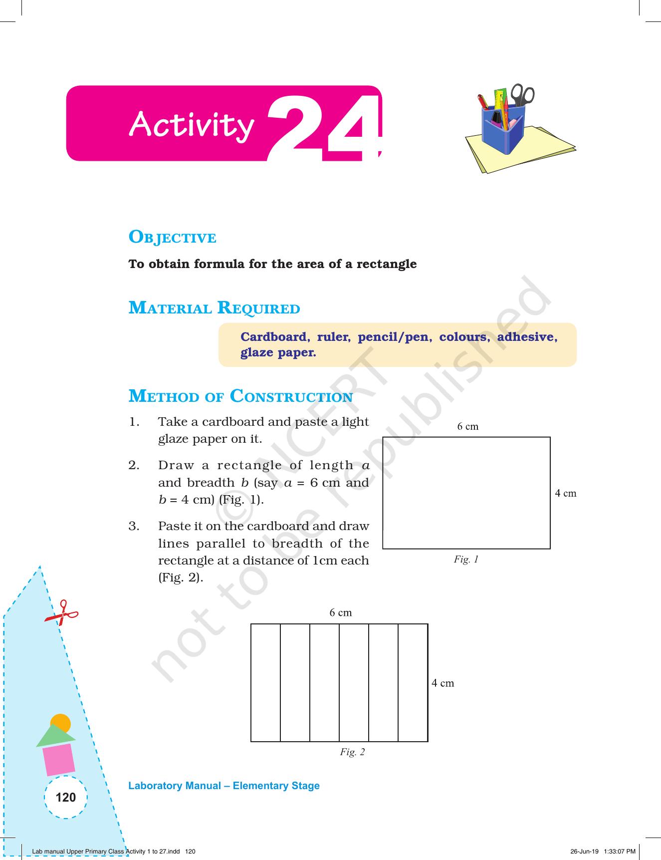 NCERT Laboratory Manuals for Class VI to VIII: Mathematics - Activities for VI to VIII (1- 27) - Page 58