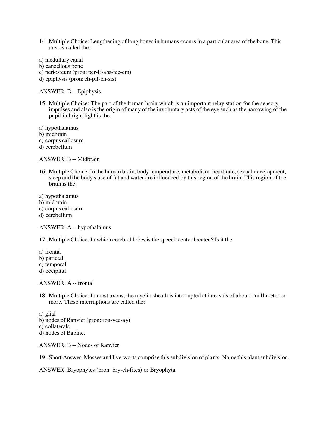 OUAT Biology Sample Paper - Page 3