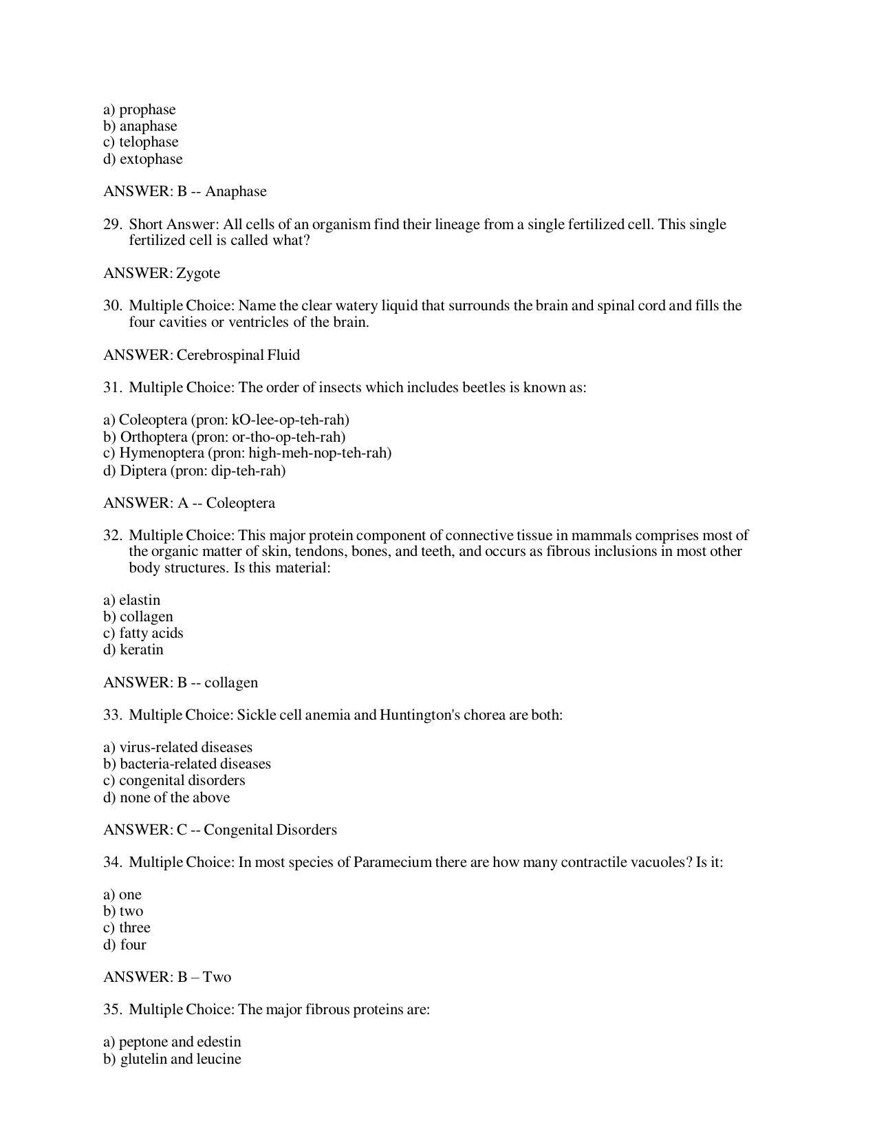 OUAT Biology Sample Paper - Page 5