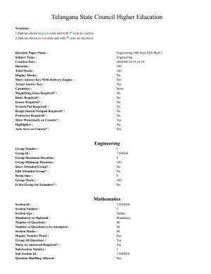 TS EAMCET 2020 Engineering Question Paper with Key (10 Sep.2020 Afternoon)