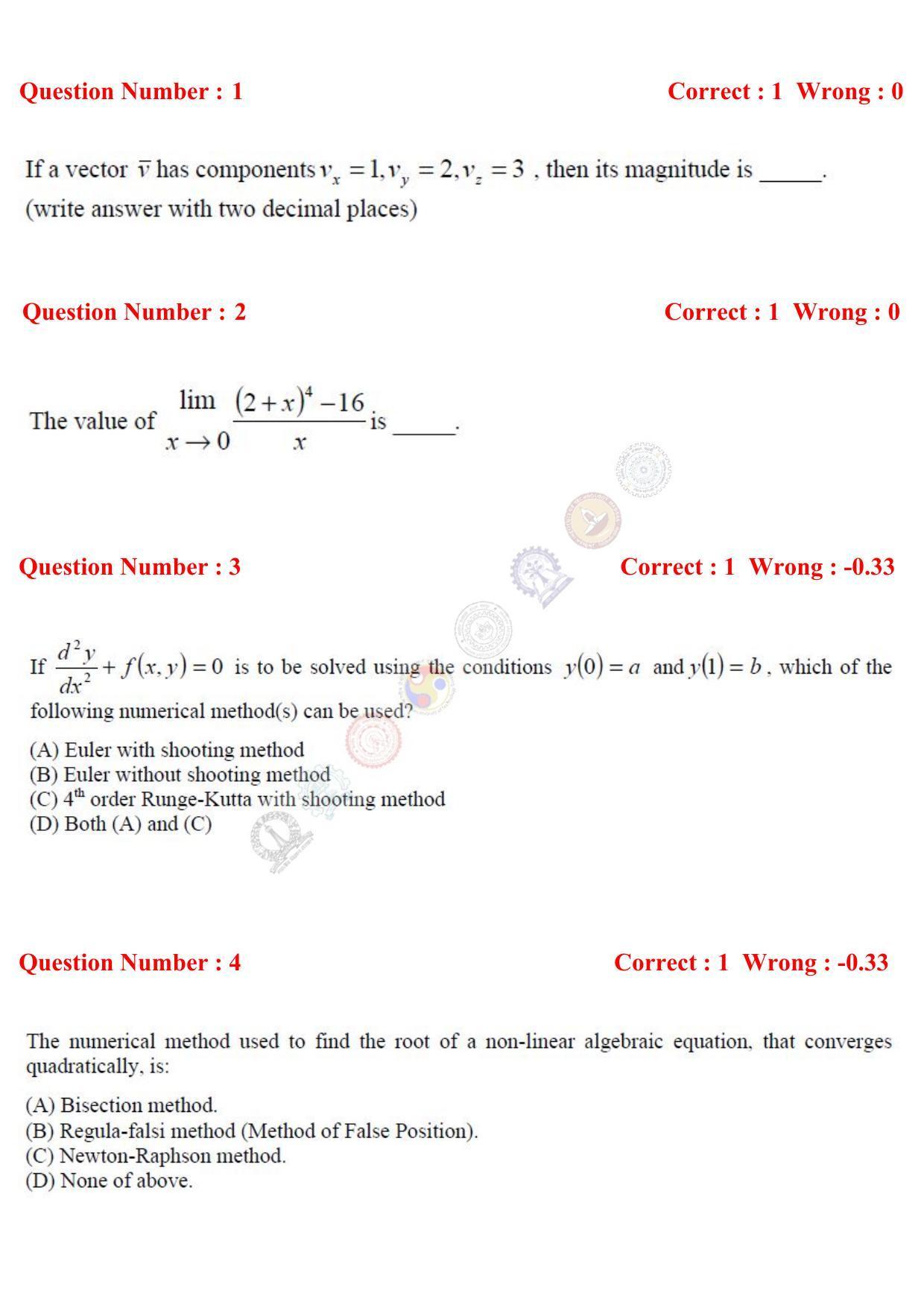 GATE 2017 Petroleum Engineering (PE) Question Paper with Answer Key - Page 2