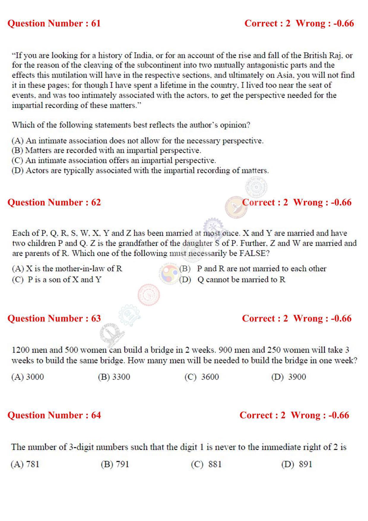 GATE 2017 Petroleum Engineering (PE) Question Paper with Answer Key - Page 19