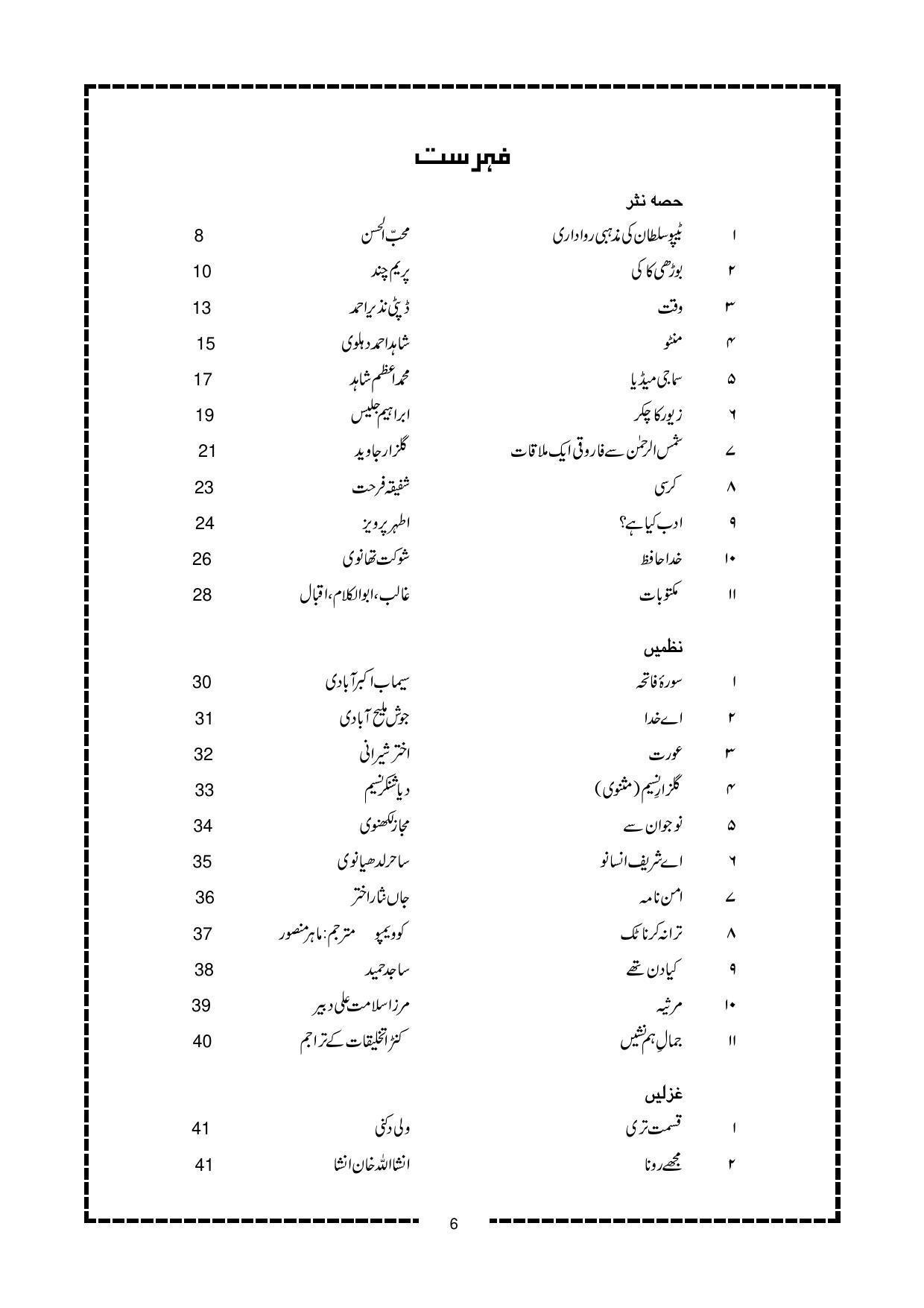 Karnataka 2nd PUC Question Bank for Urdu - Page 6
