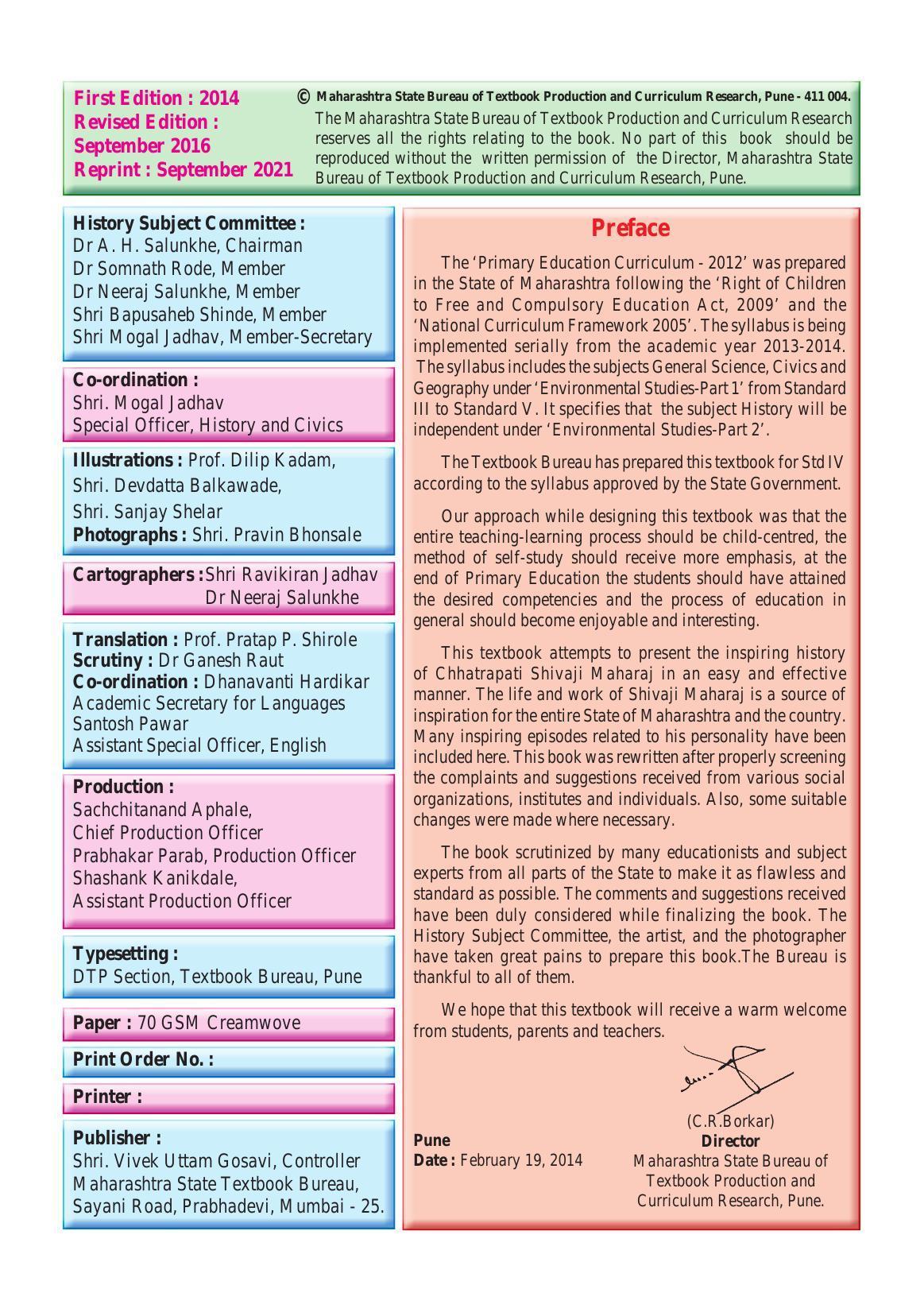 Maharashtra Board Class 4 Environmental Studies Part 2 (English Medium) Textbook - Page 4