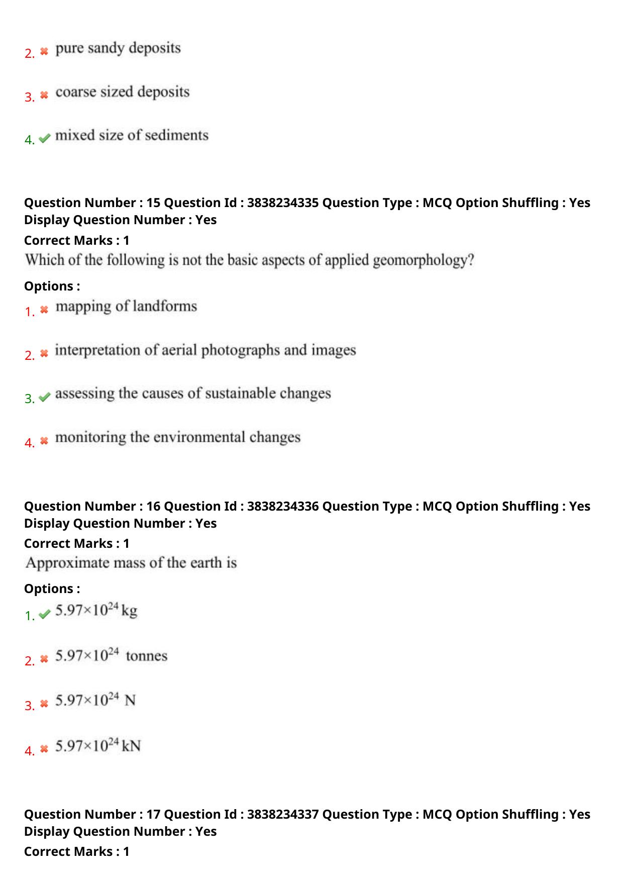 TS PGECET 2024: Geo Engineering & Geo Informatics Question Papers with Answer - Page 9