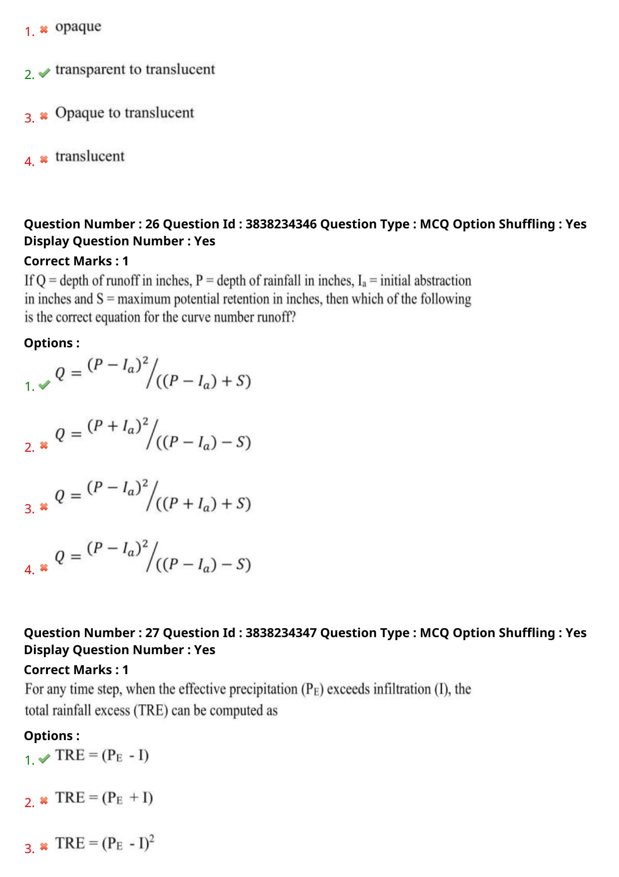 TS PGECET 2024: Geo Engineering & Geo Informatics Question Papers with Answer - Page 13
