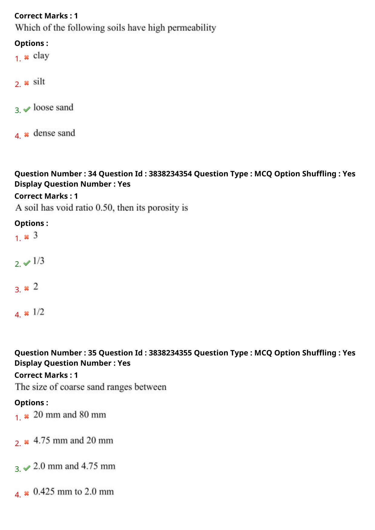 TS PGECET 2024: Geo Engineering & Geo Informatics Question Papers with Answer - Page 16