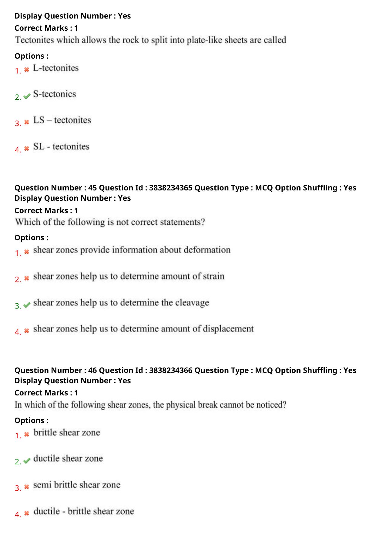 TS PGECET 2024: Geo Engineering & Geo Informatics Question Papers with Answer - Page 20