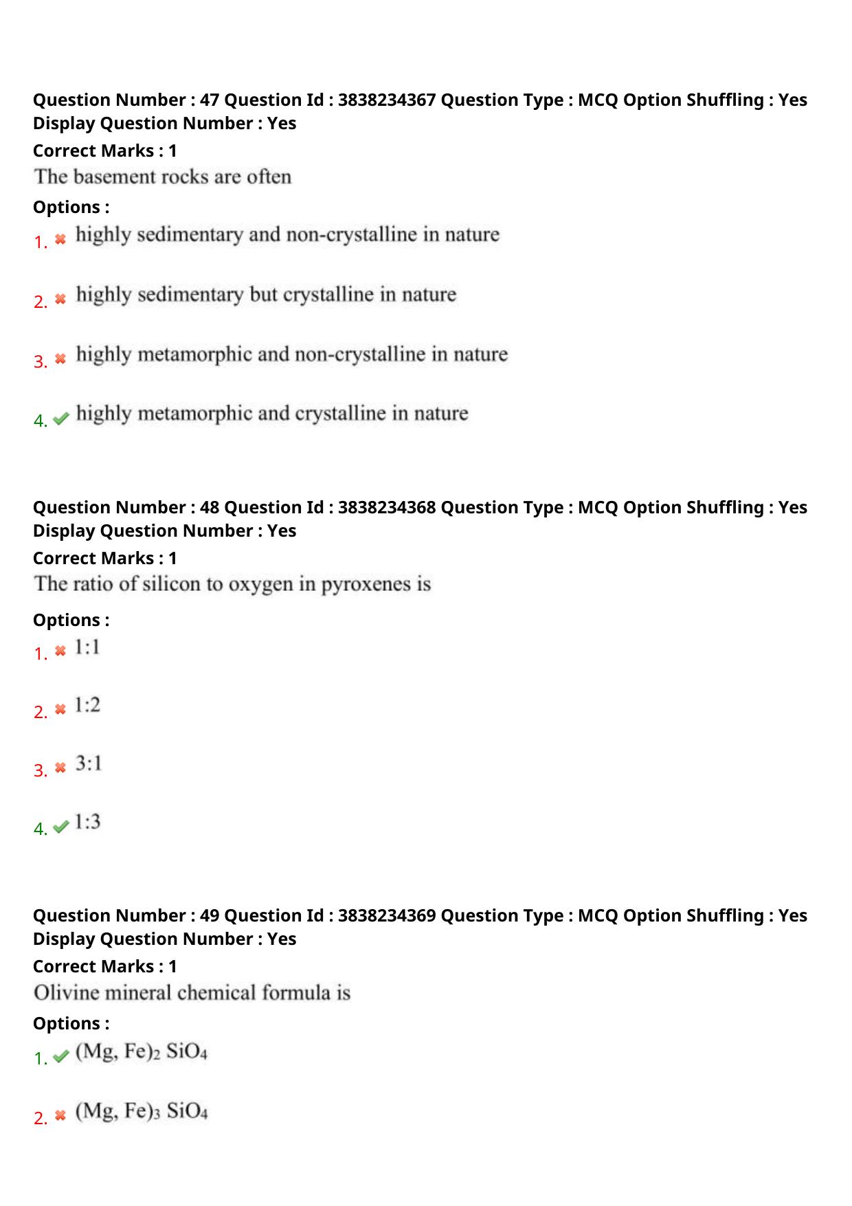 TS PGECET 2024: Geo Engineering & Geo Informatics Question Papers with Answer - Page 21