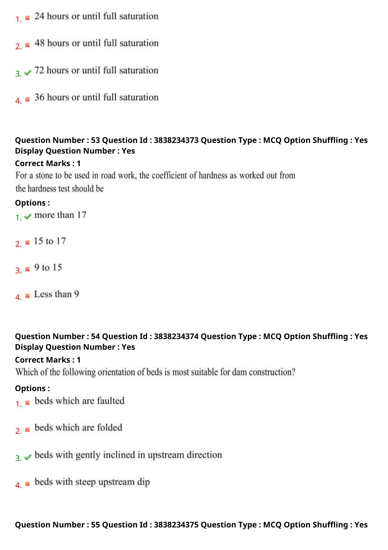 TS PGECET 2024: Geo Engineering & Geo Informatics Question Papers with Answer - Page 23