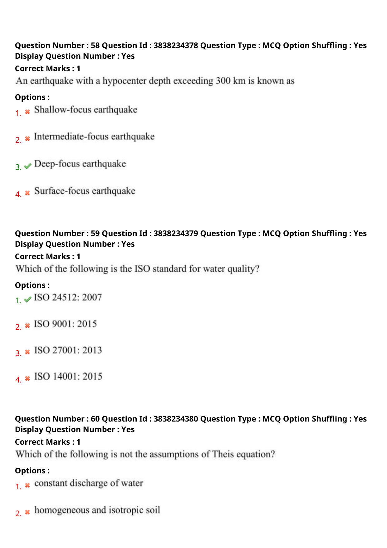 TS PGECET 2024: Geo Engineering & Geo Informatics Question Papers with Answer - Page 25