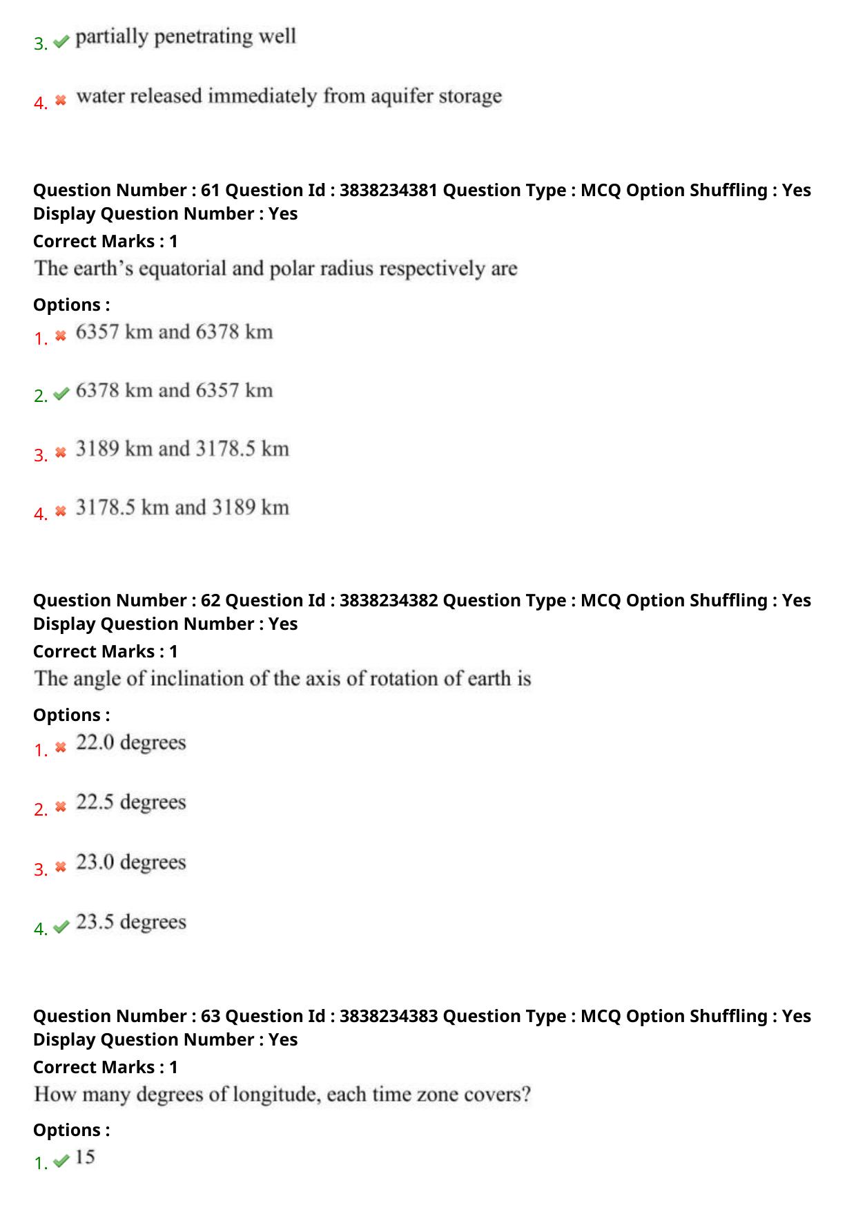 TS PGECET 2024: Geo Engineering & Geo Informatics Question Papers with Answer - Page 26