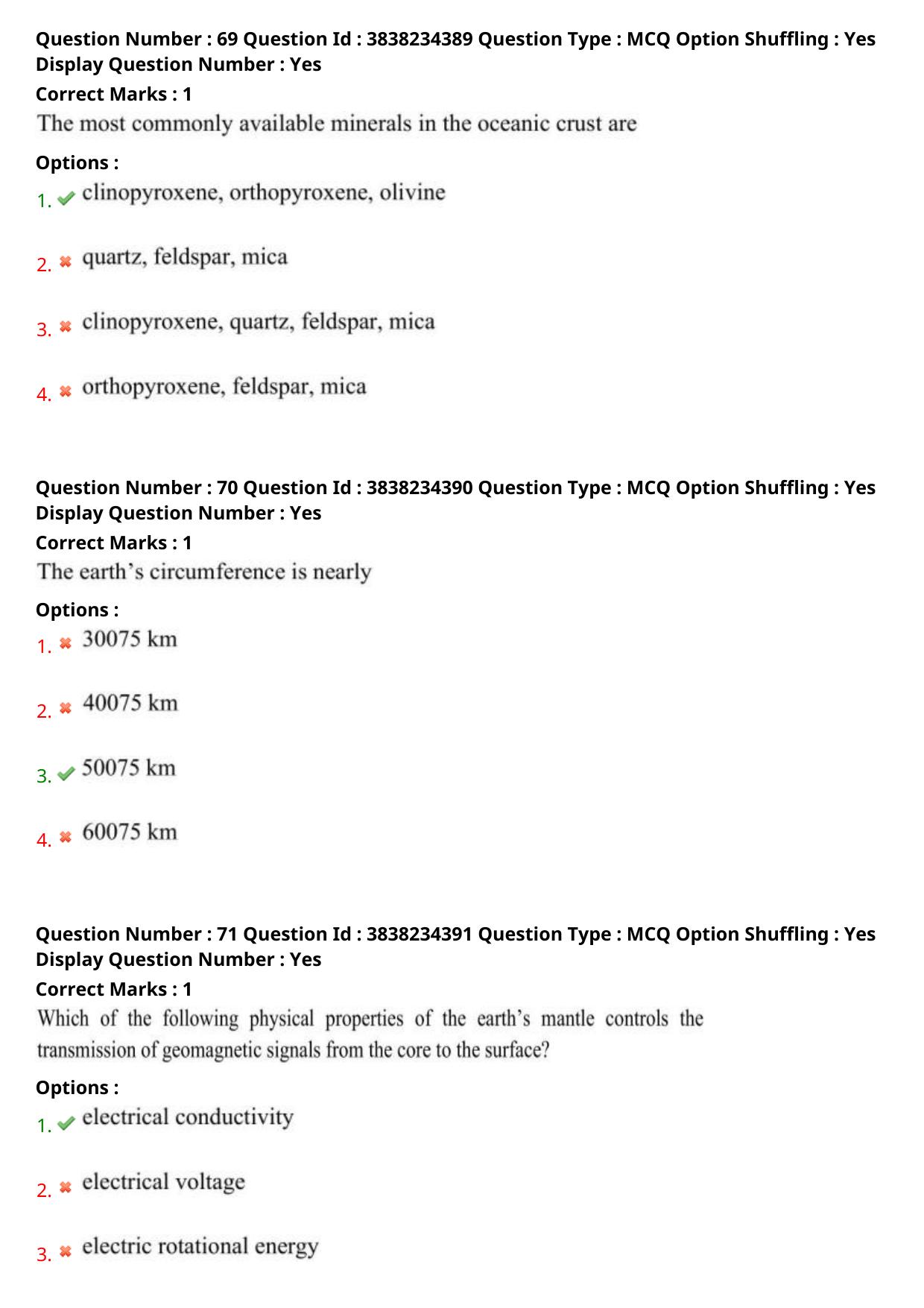 TS PGECET 2024: Geo Engineering & Geo Informatics Question Papers with Answer - Page 29