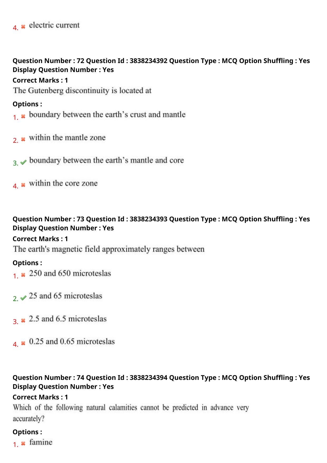 TS PGECET 2024: Geo Engineering & Geo Informatics Question Papers with Answer - Page 30