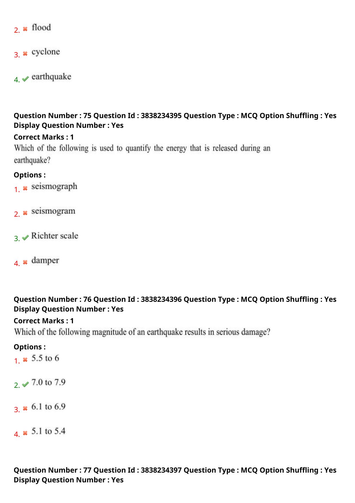 TS PGECET 2024: Geo Engineering & Geo Informatics Question Papers with Answer - Page 31