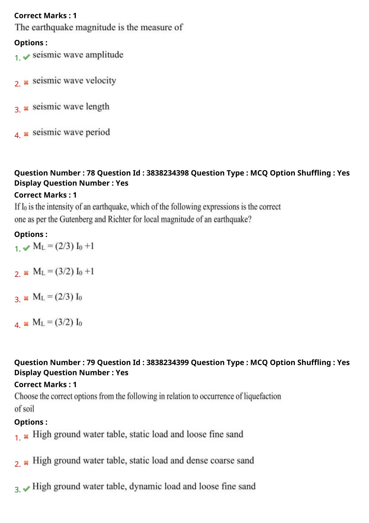 TS PGECET 2024: Geo Engineering & Geo Informatics Question Papers with Answer - Page 32