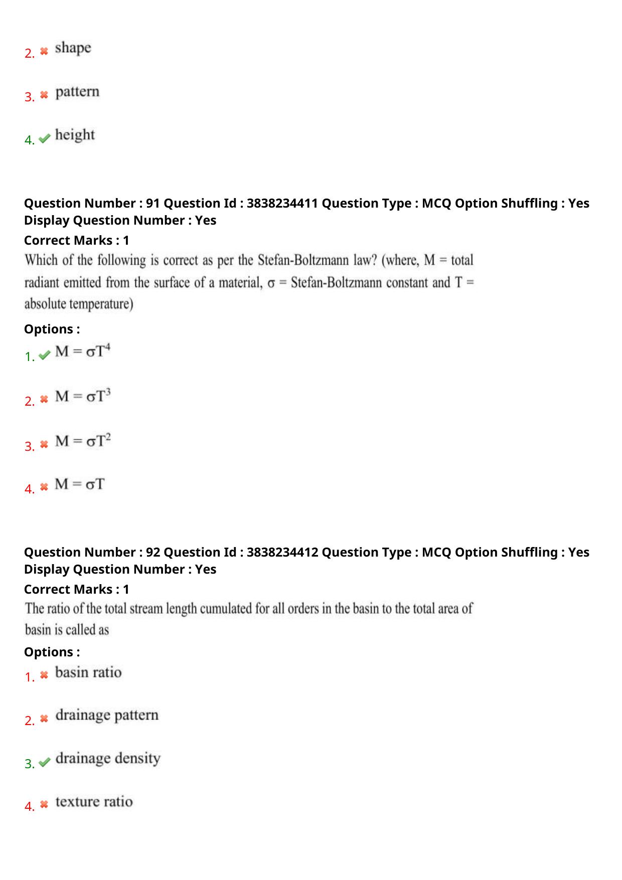 TS PGECET 2024: Geo Engineering & Geo Informatics Question Papers with Answer - Page 37