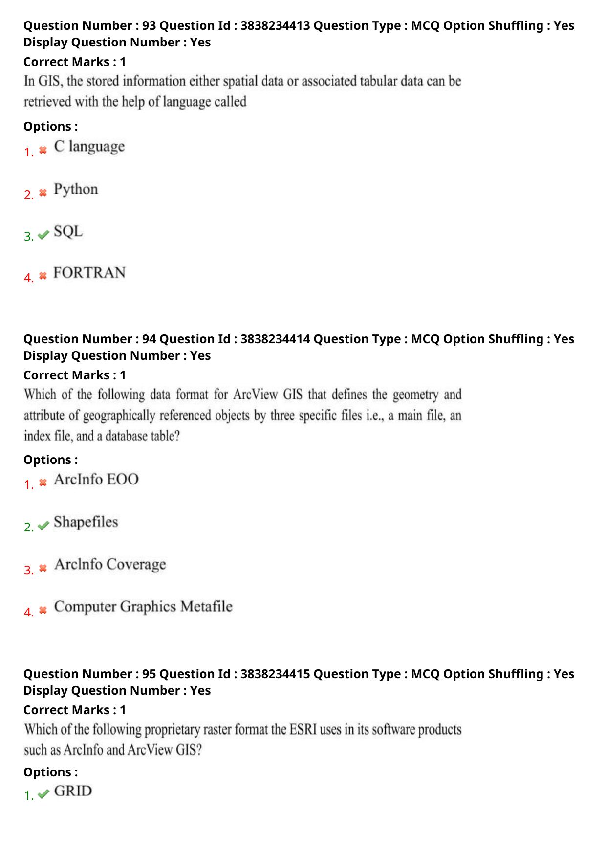 TS PGECET 2024: Geo Engineering & Geo Informatics Question Papers with Answer - Page 38