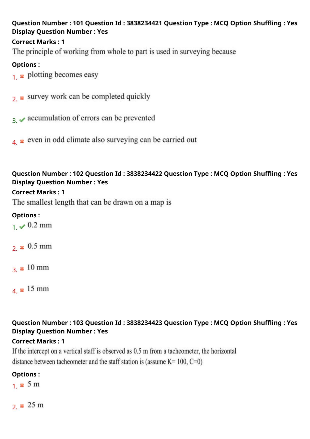 TS PGECET 2024: Geo Engineering & Geo Informatics Question Papers with Answer - Page 41