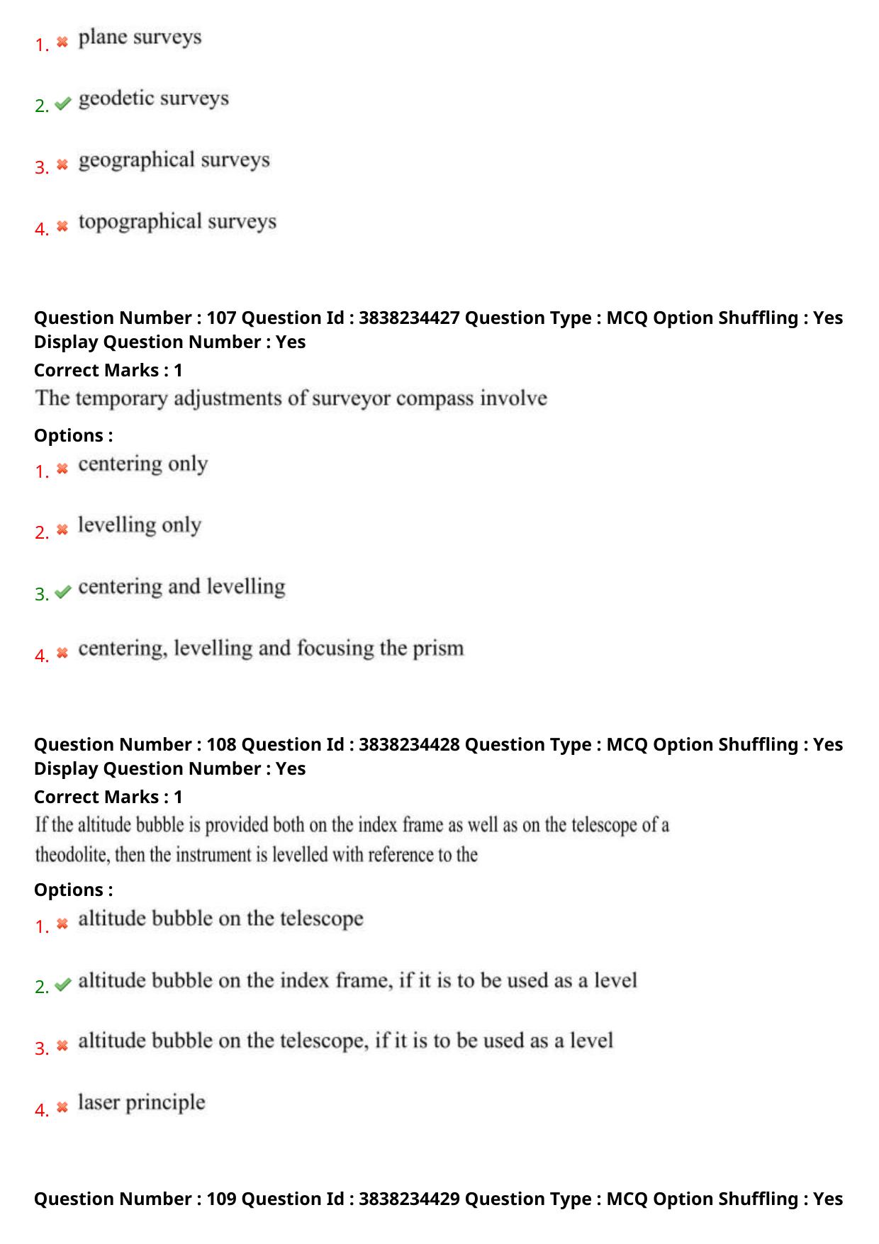 TS PGECET 2024: Geo Engineering & Geo Informatics Question Papers with Answer - Page 43