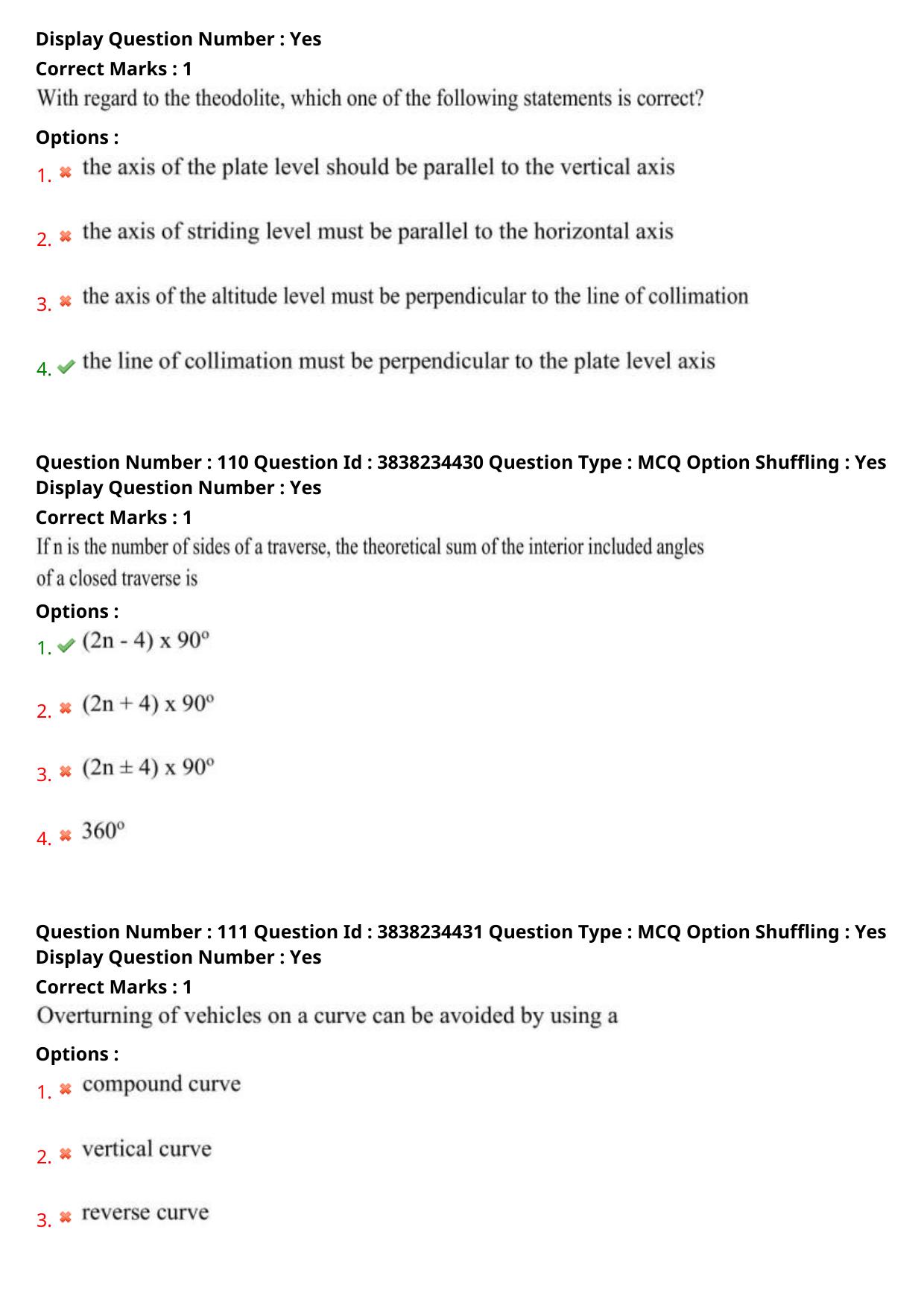 TS PGECET 2024: Geo Engineering & Geo Informatics Question Papers with Answer - Page 44