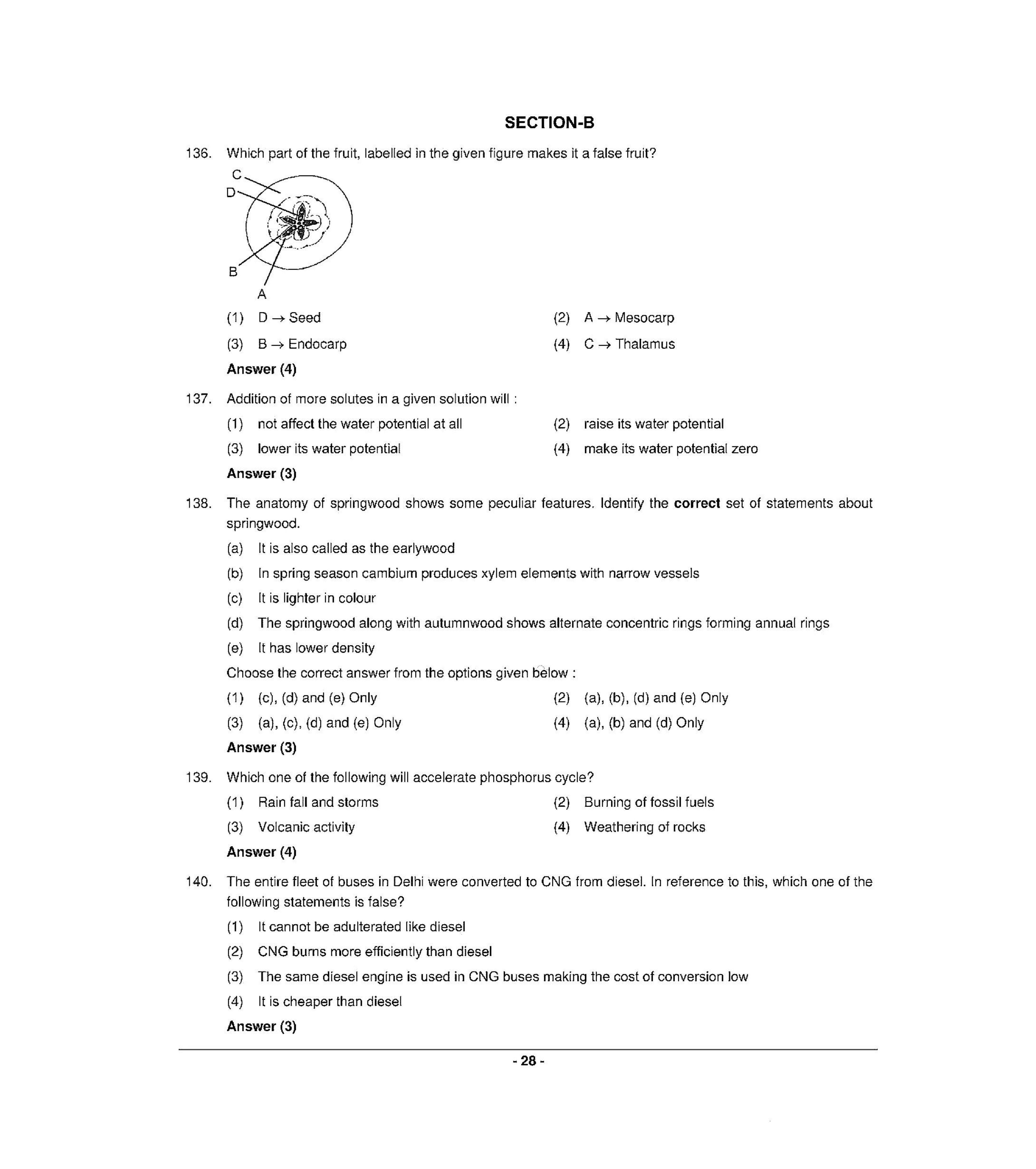 NEET R6 2022 Question Paper - Page 27