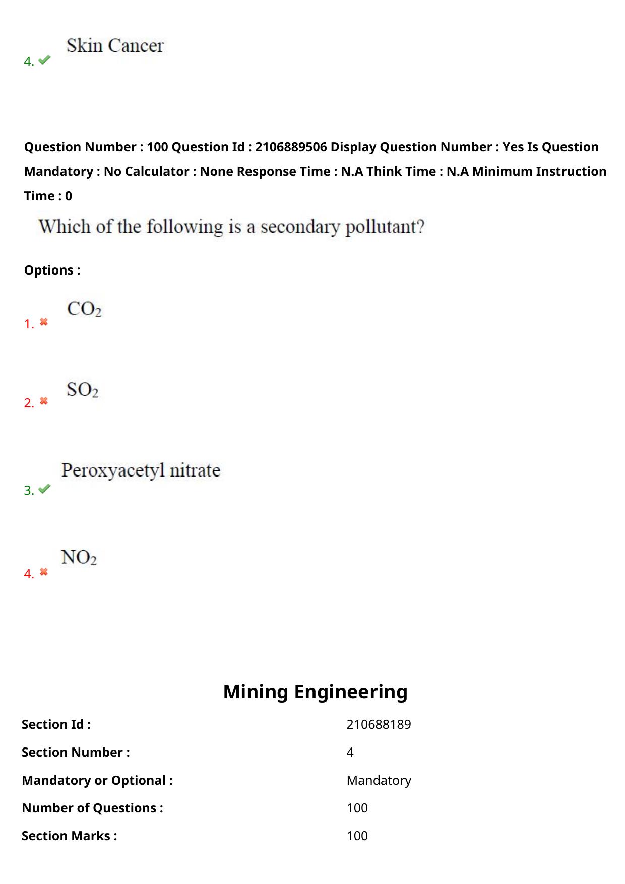AP ECET 2024 Mining Engineering (Shift 2) Question Paper wth Key - Page 65