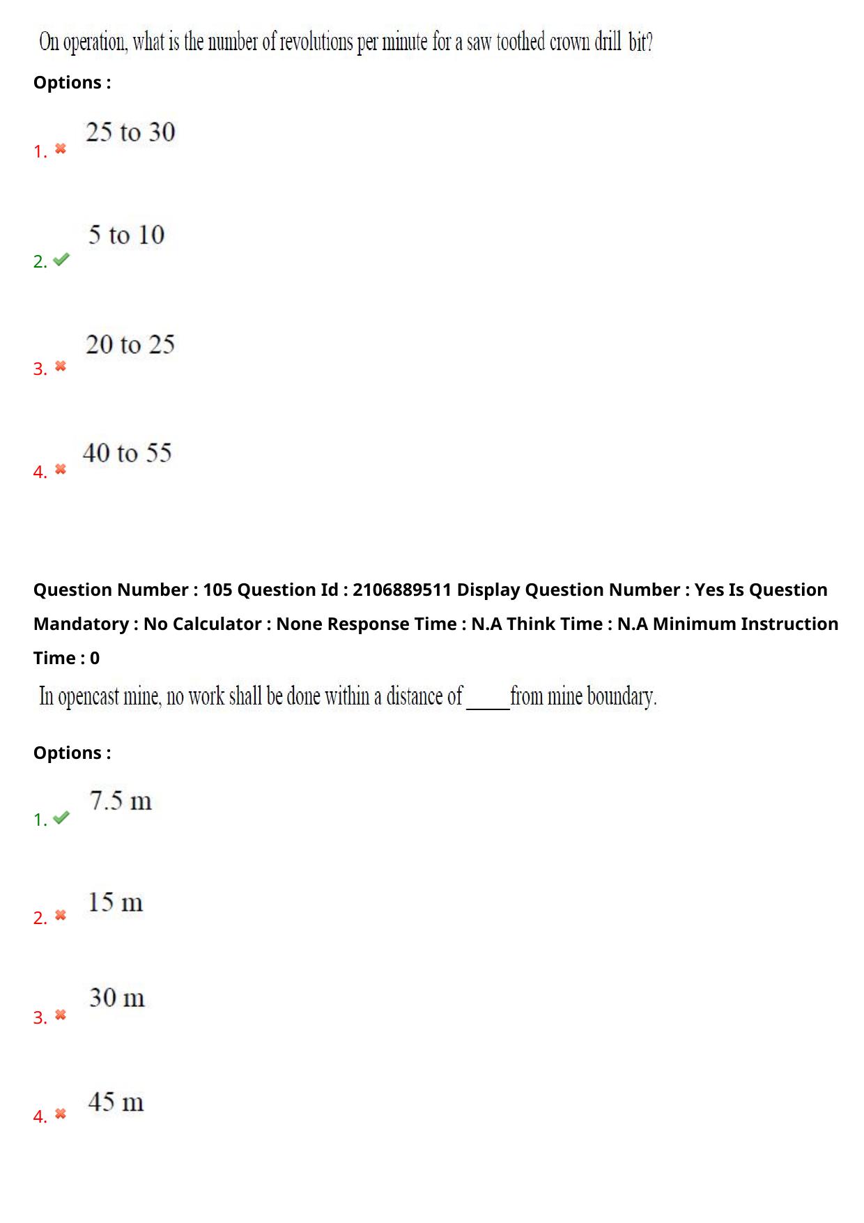 AP ECET 2024 Mining Engineering (Shift 2) Question Paper wth Key - Page 68