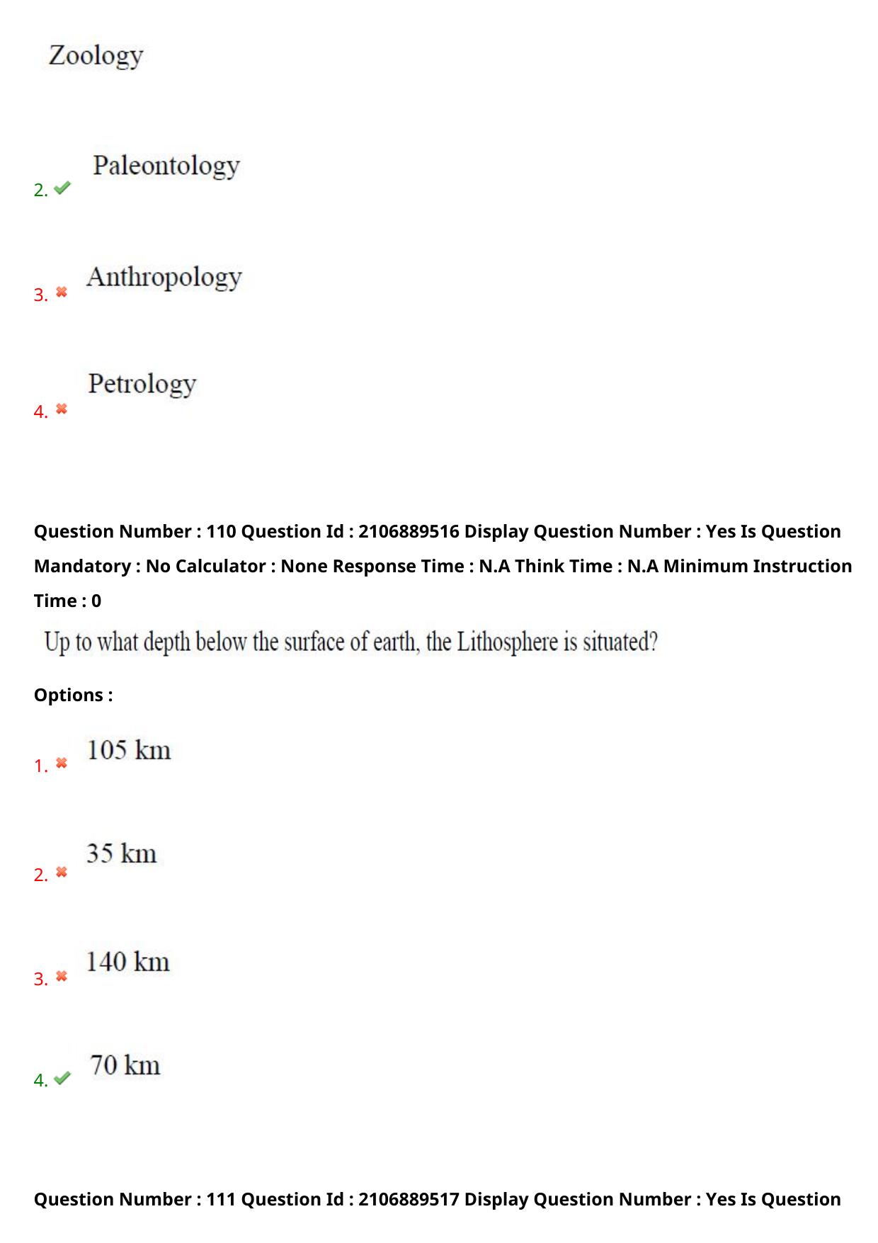 AP ECET 2024 Mining Engineering (Shift 2) Question Paper wth Key - Page 71