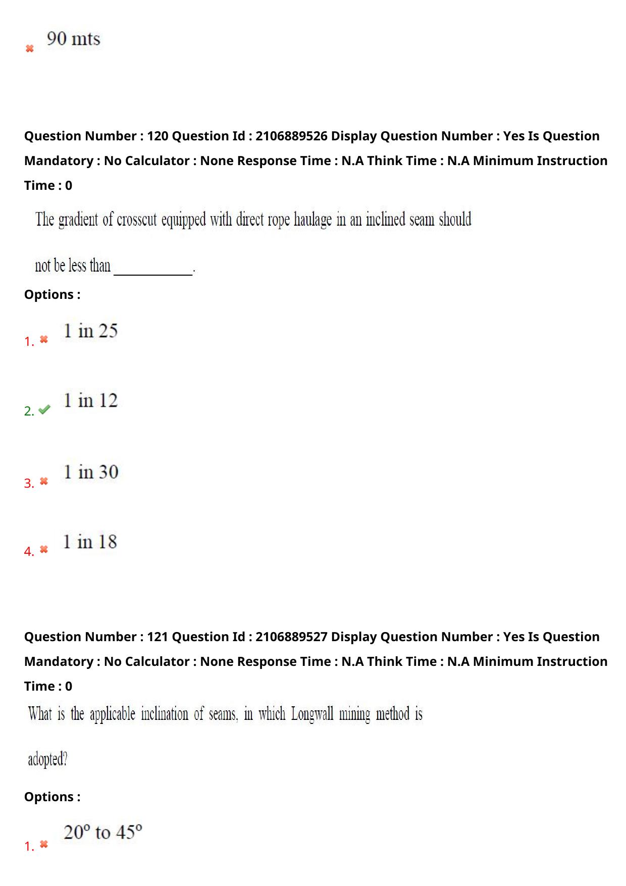 AP ECET 2024 Mining Engineering (Shift 2) Question Paper wth Key - Page 77