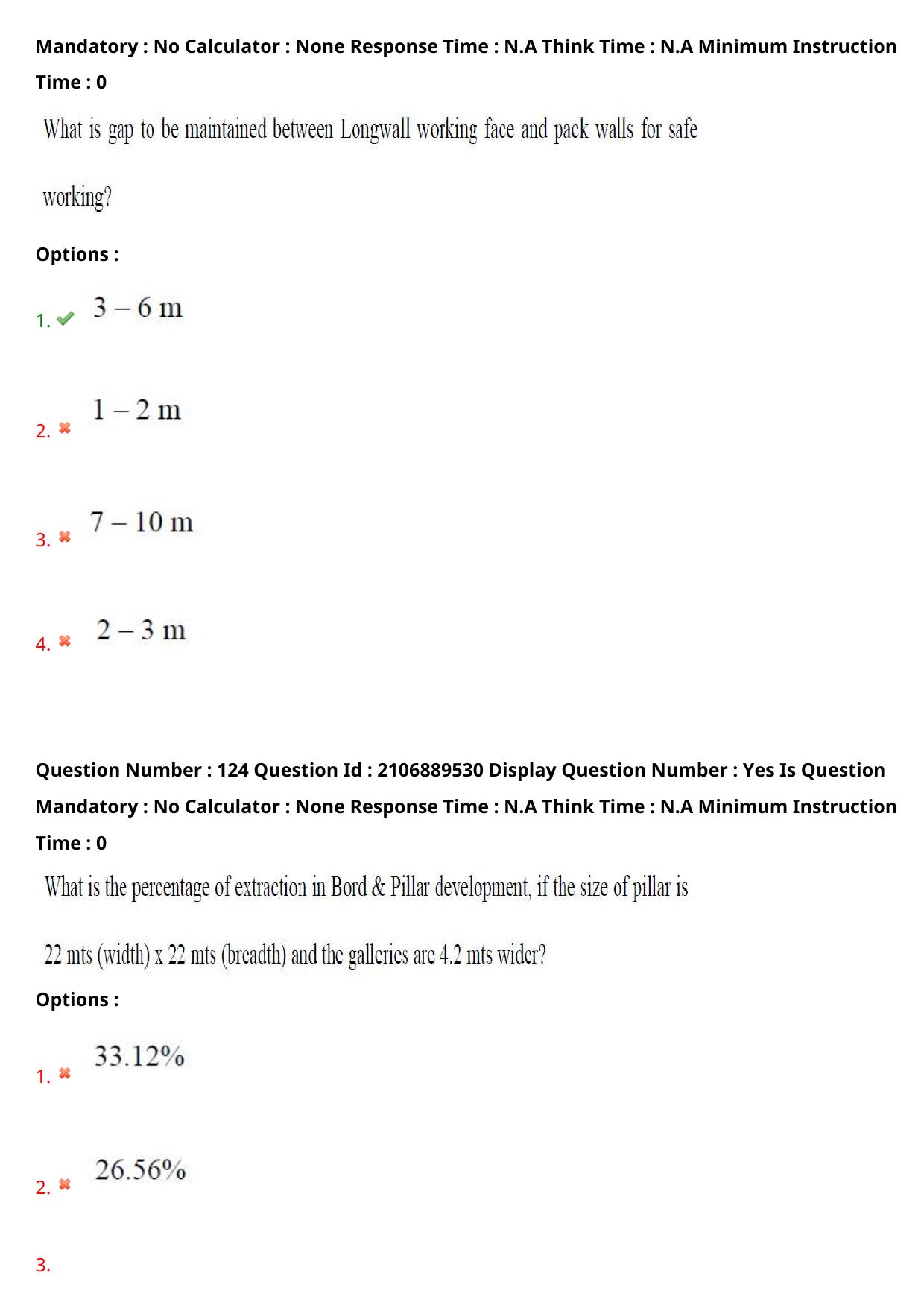 AP ECET 2024 Mining Engineering (Shift 2) Question Paper wth Key - Page 79